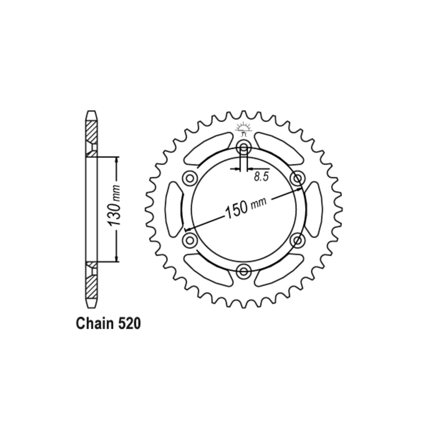 JT rear sprocket 251.48