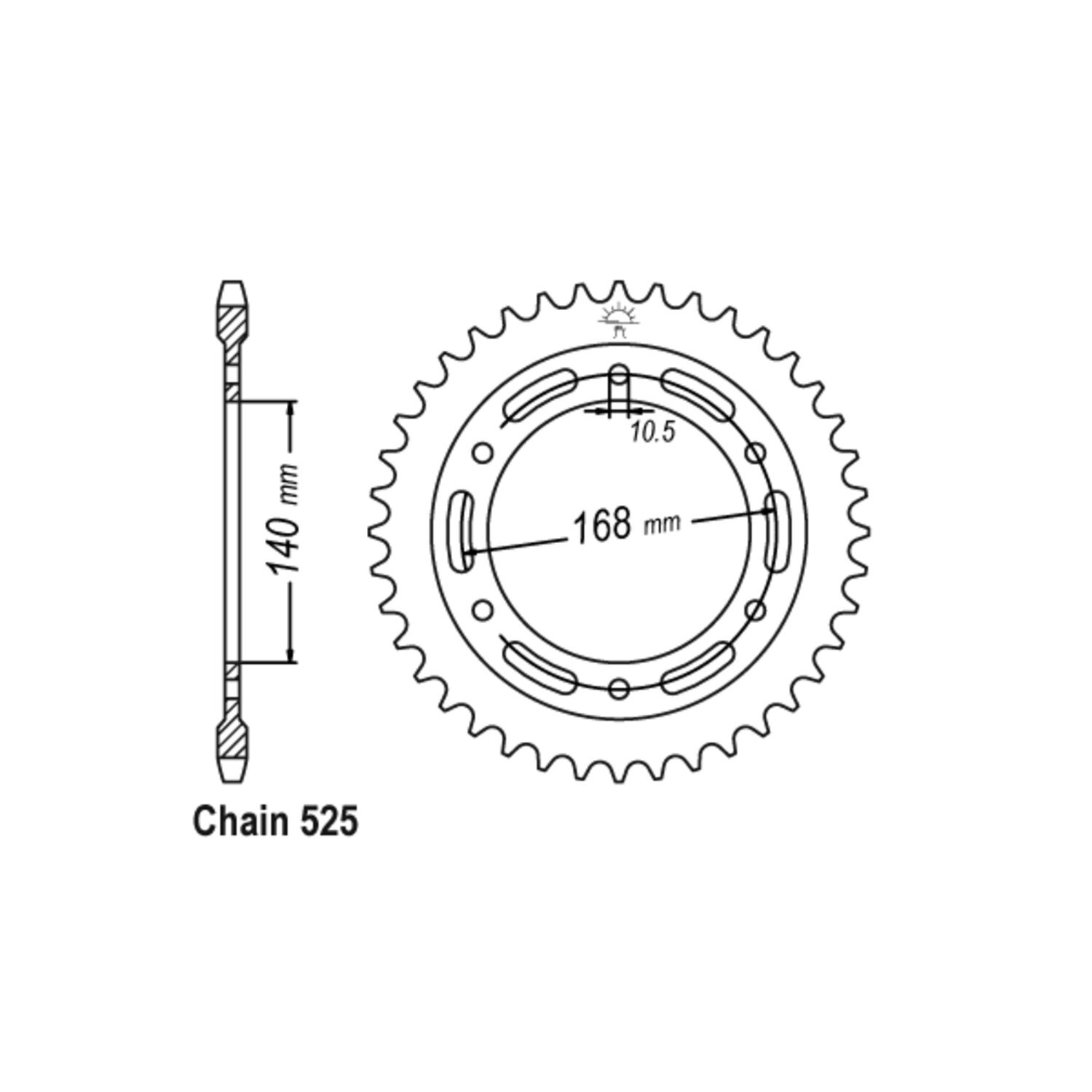 JT rear sprocket 3.47