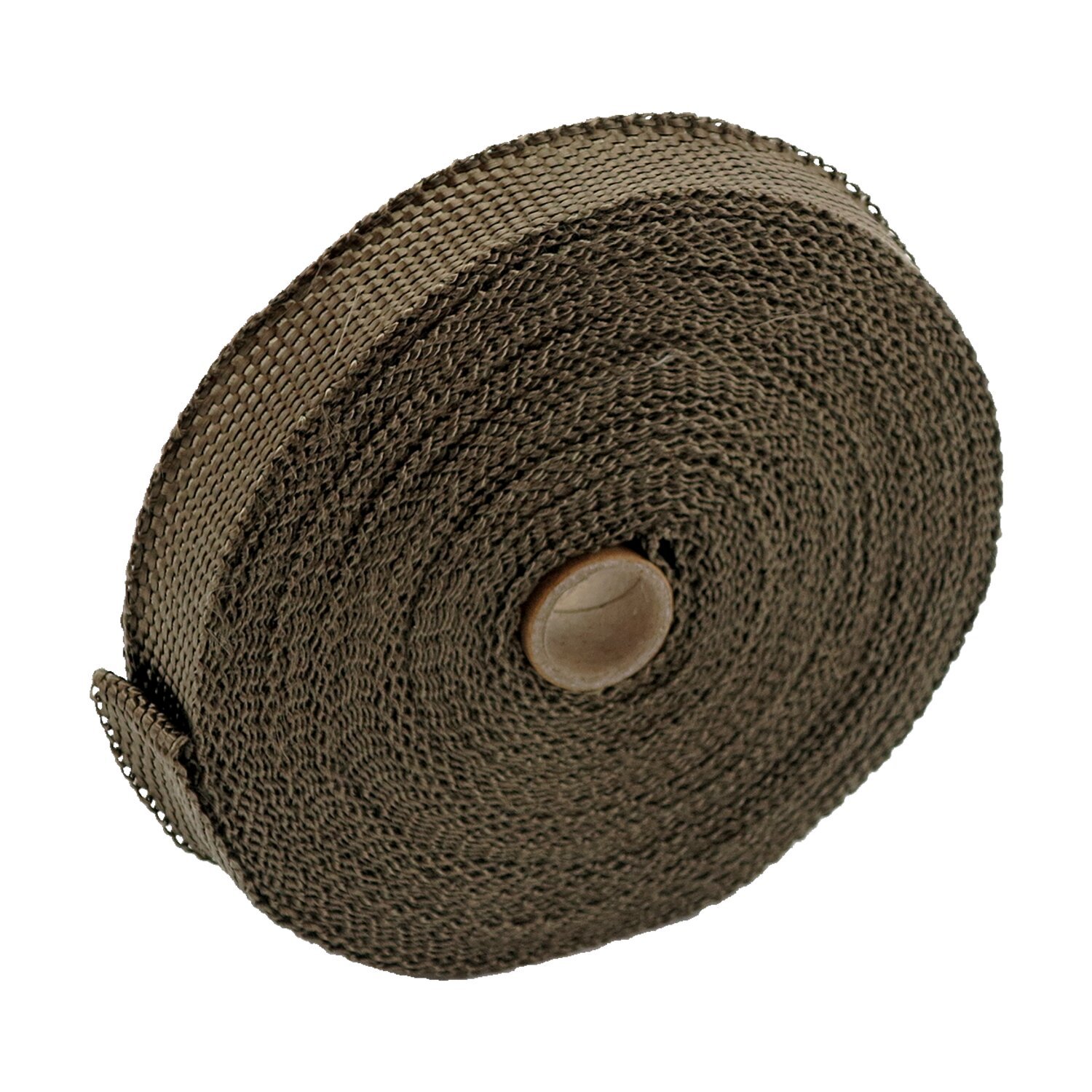 Exhaust insulating wrap. 1" wide copper, Bronze