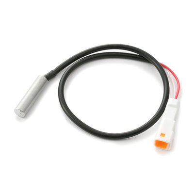 For use with 597532 multifunctional cockpit DEVA01. This speedometer cockpit can show 3 temperatures and this sensor is for the ambient air temperature. Includes wiring & connector.