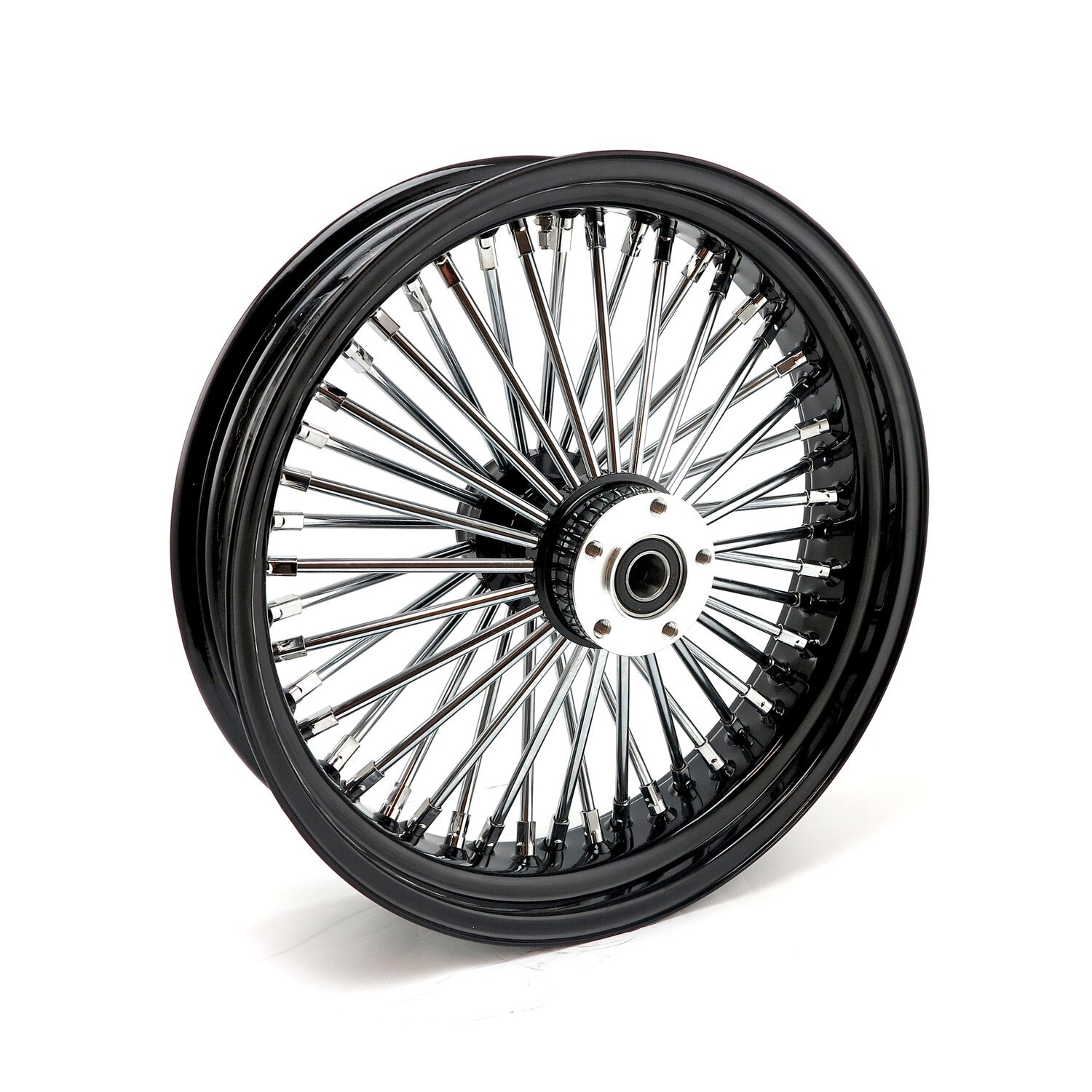 MCS radial 48 fat spoke rear wheel 4.25 x 18, Black