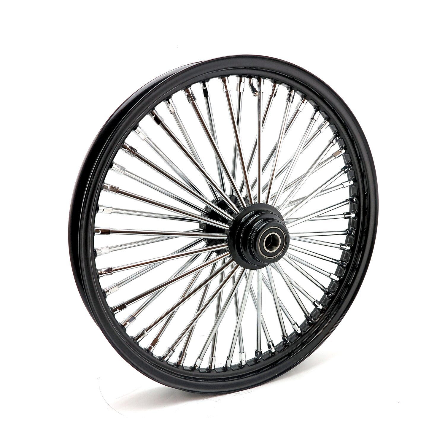 MCS radial 48 fat spoke front wheel 2.15 x 21 SF black, Gloss
