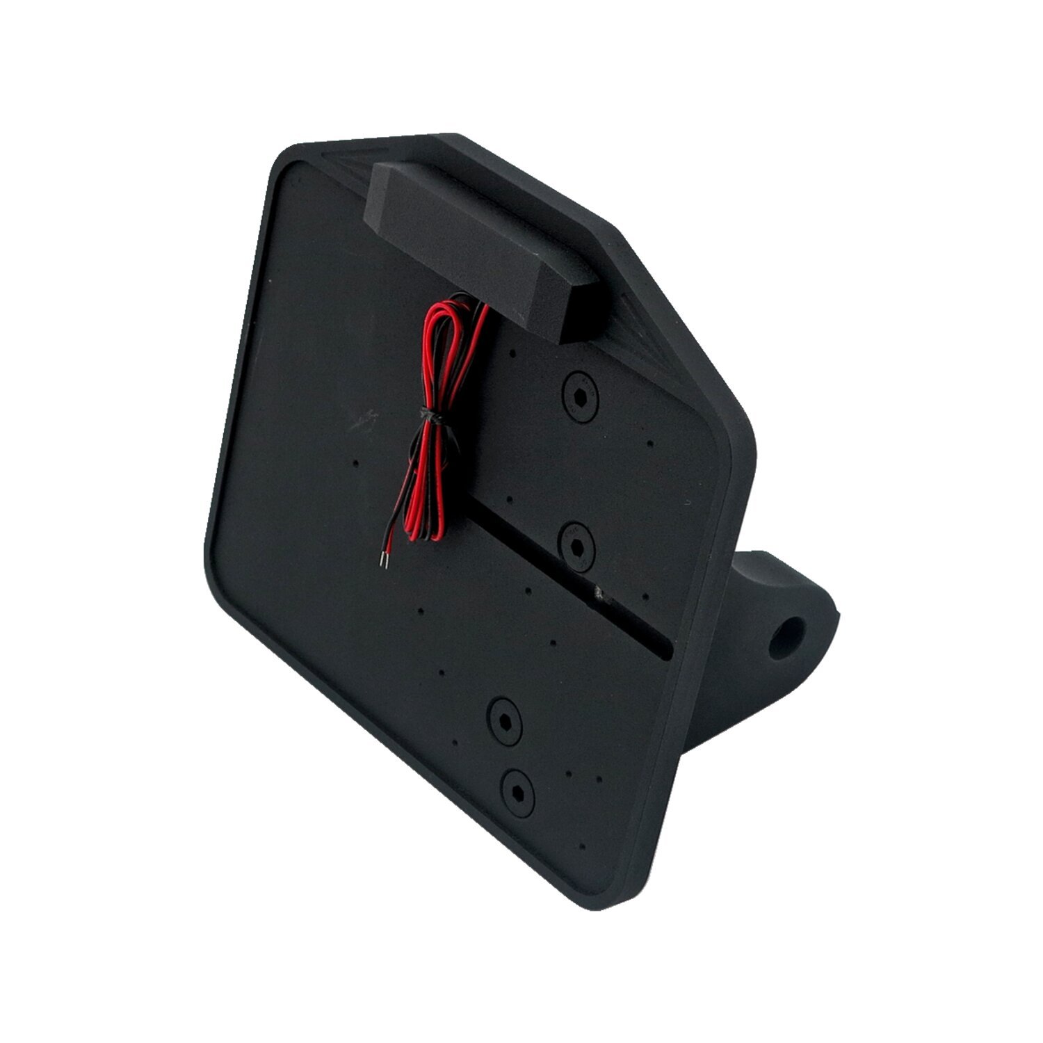 CPV, Dyna shock mount license plate bracket kit FR, Black