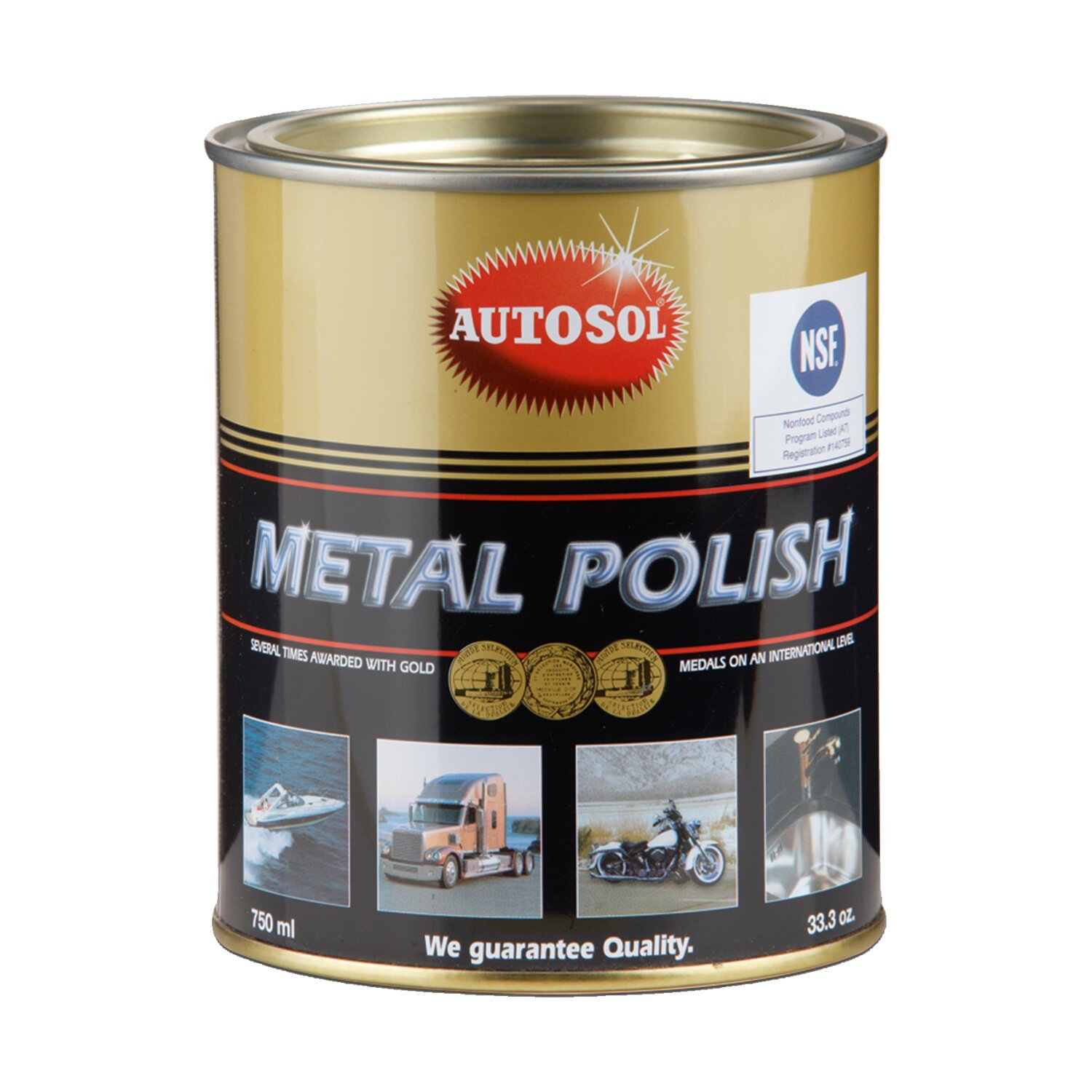 Autosol, Metal Polish. 750cc tin