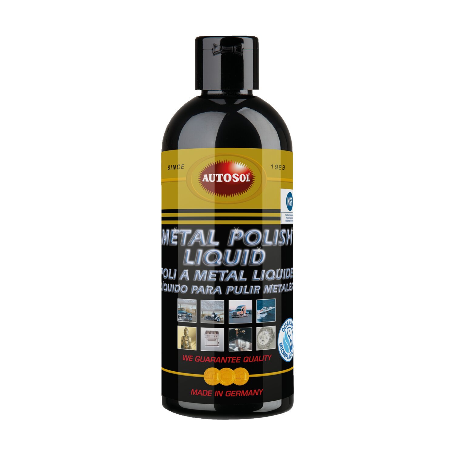 Autosol, Metal Polish Liquid. 250cc bottle
