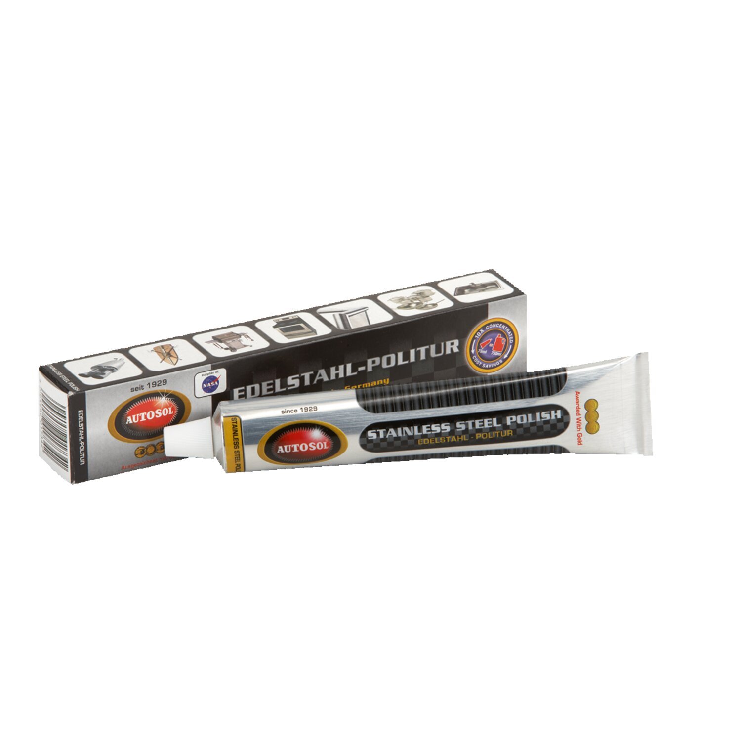 Autosol, Stainless Steel Polish. Tube 75cc