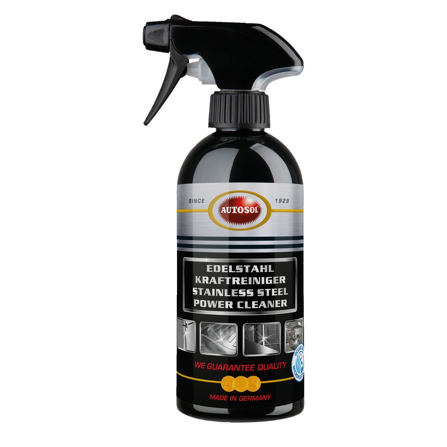 Autosol, Stainless Steel Power Cleaner. Spray bottle 500cc