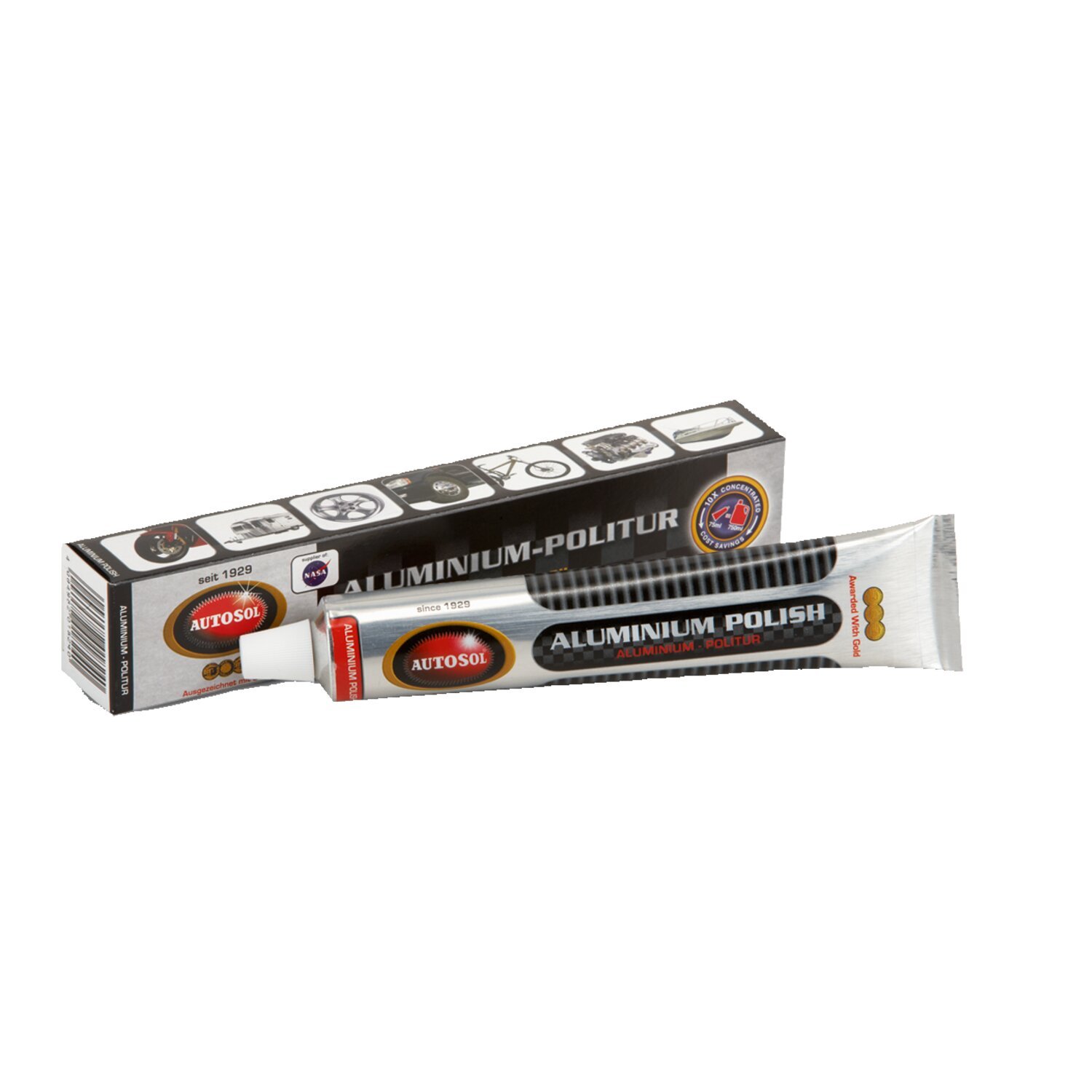 Autosol, Aluminum Polish. Tube 75cc