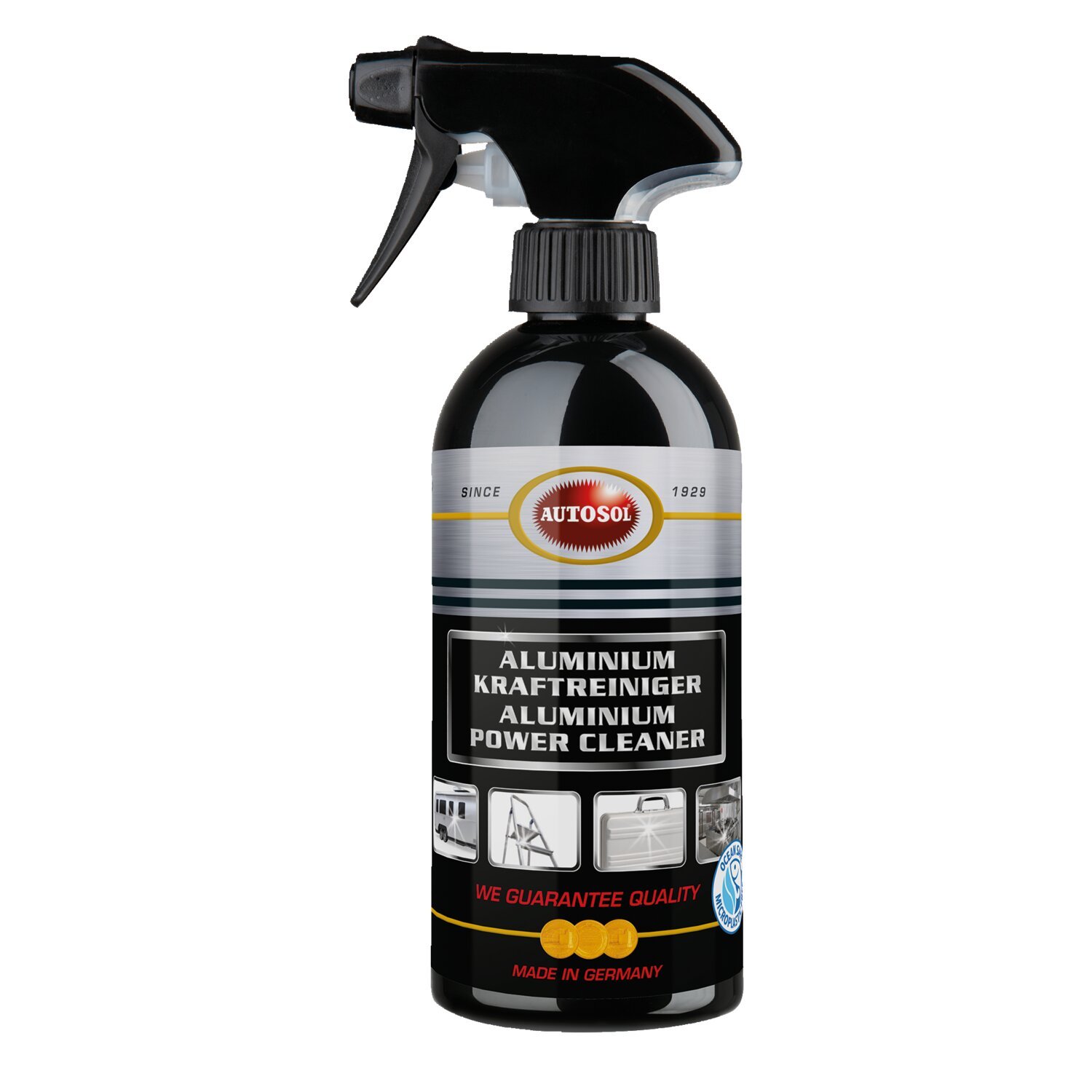 Autosol, Aluminum Power Cleaner. Spray bottle 500cc