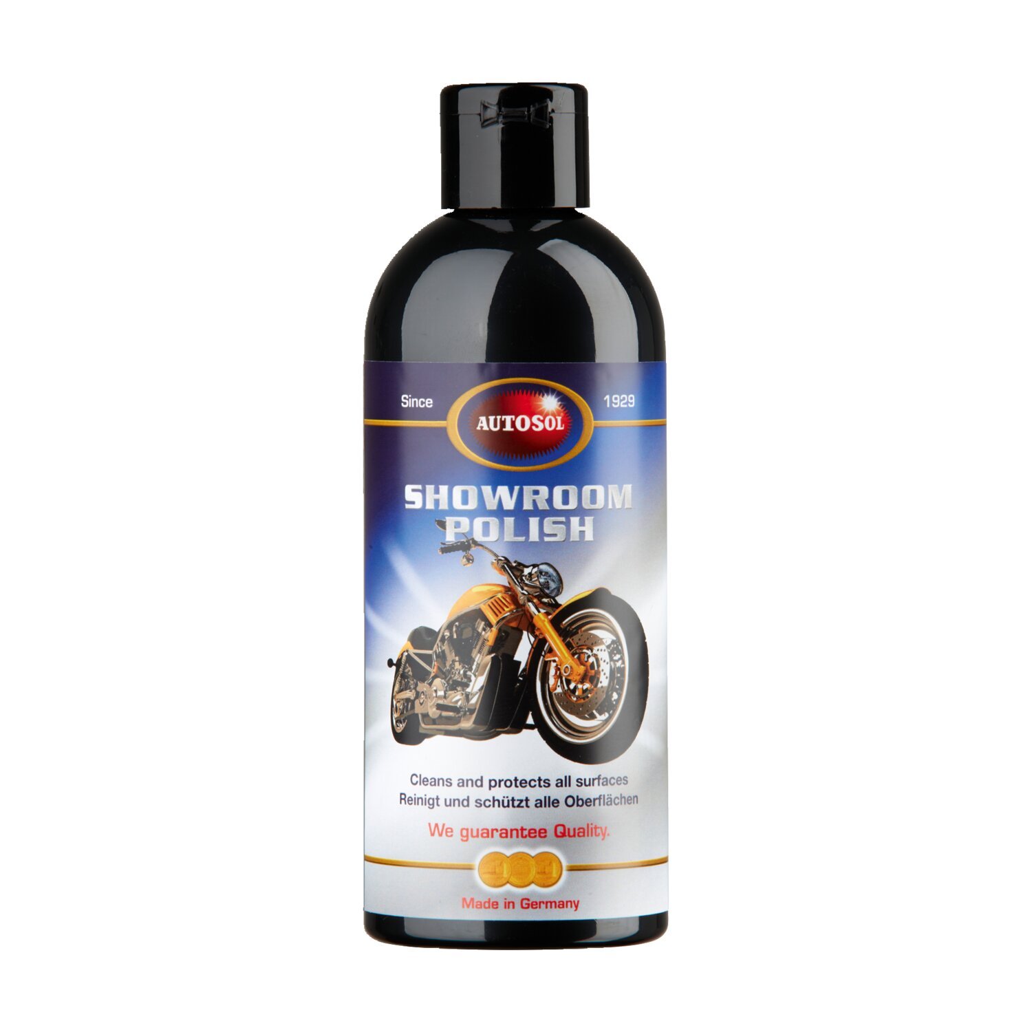 Autosol, Showroom Polish. Bottle 250cc