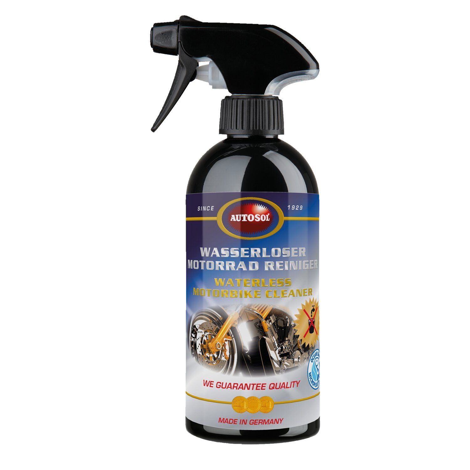 Autosol, Waterless Motorbike Cleaner. Spray bottle 500cc