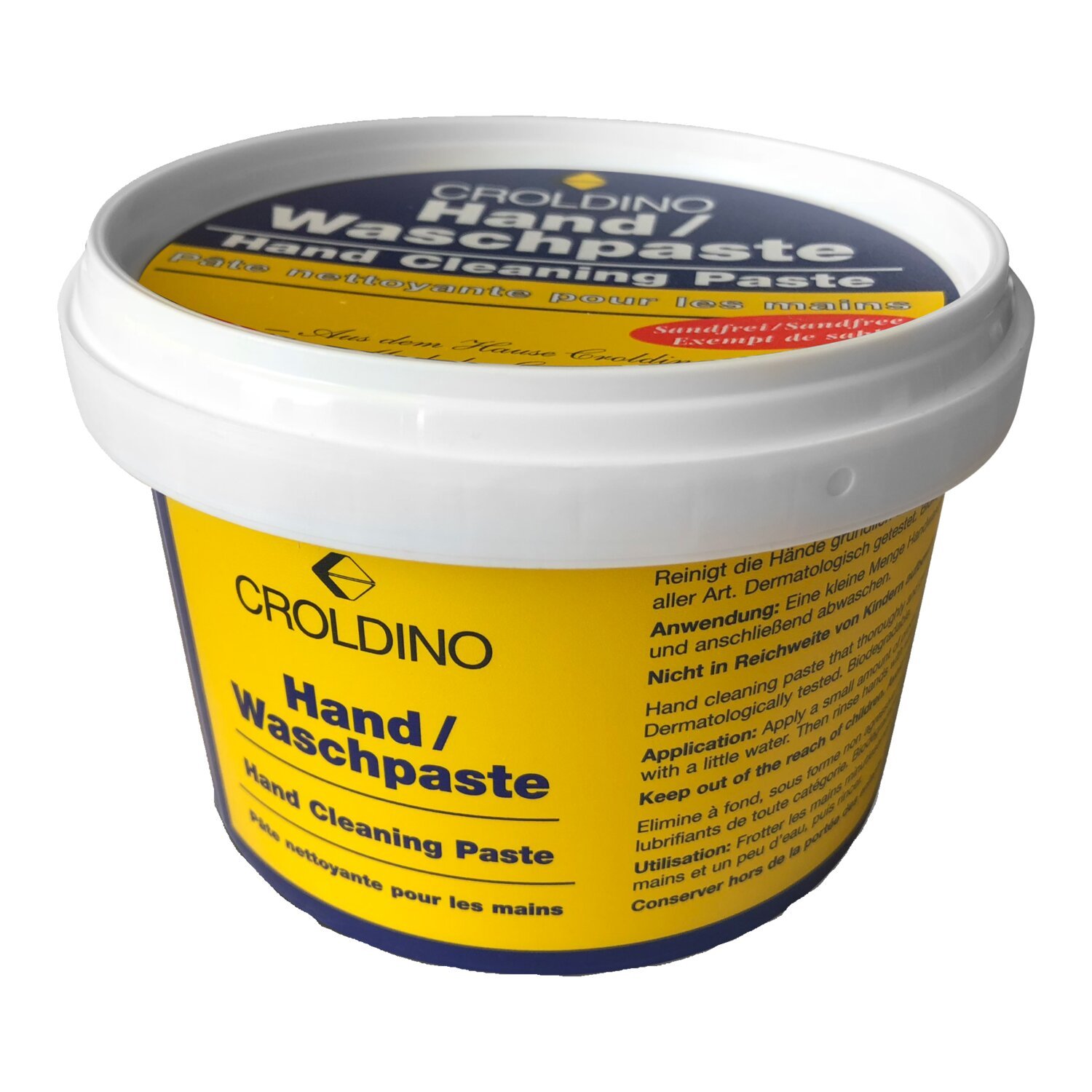 Croldino, Hand Cleaning Paste. Can 500cc