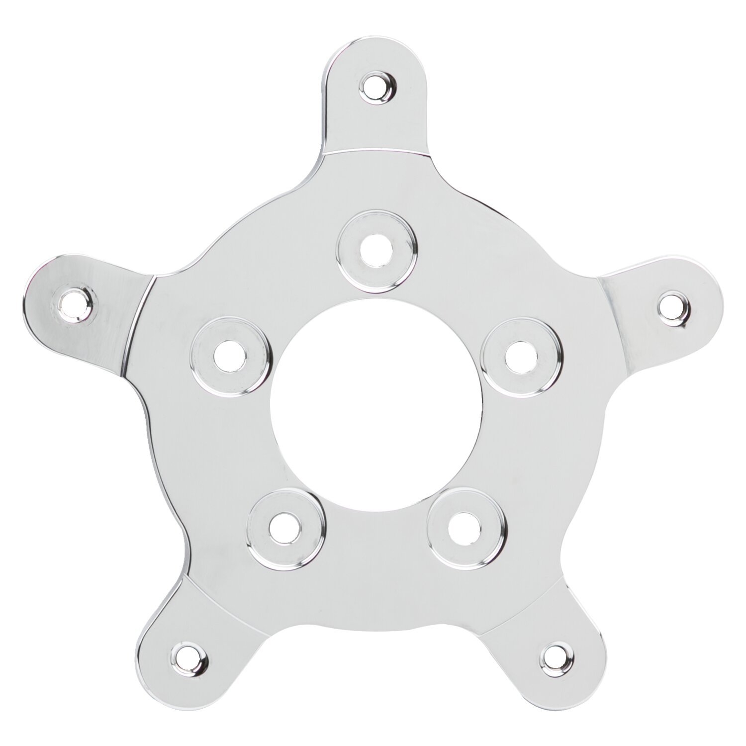 Arlen Ness, Touring brake rotor adapter. OEM wheels, Chrome