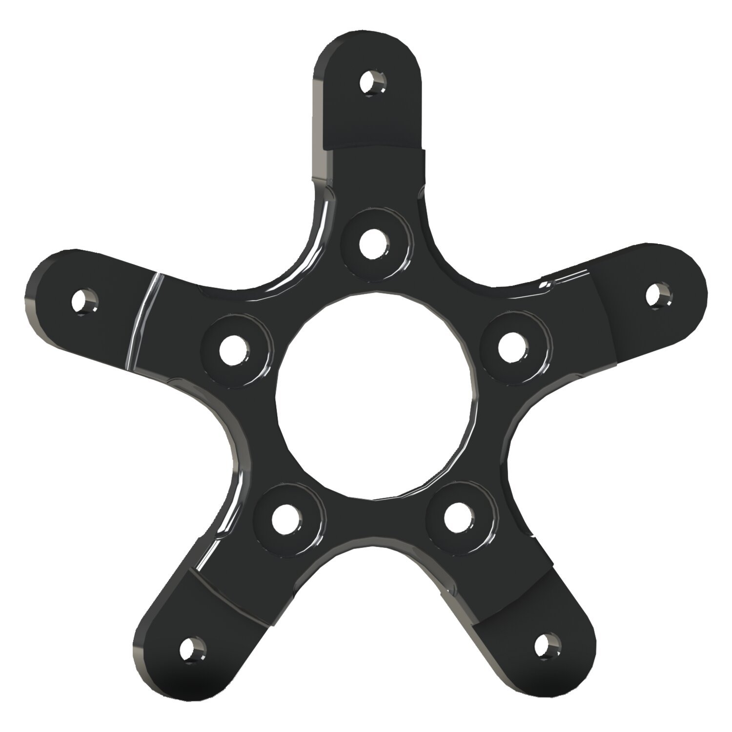 Arlen Ness, Touring brake rotor adapter for Ness wheels, Black, Matte