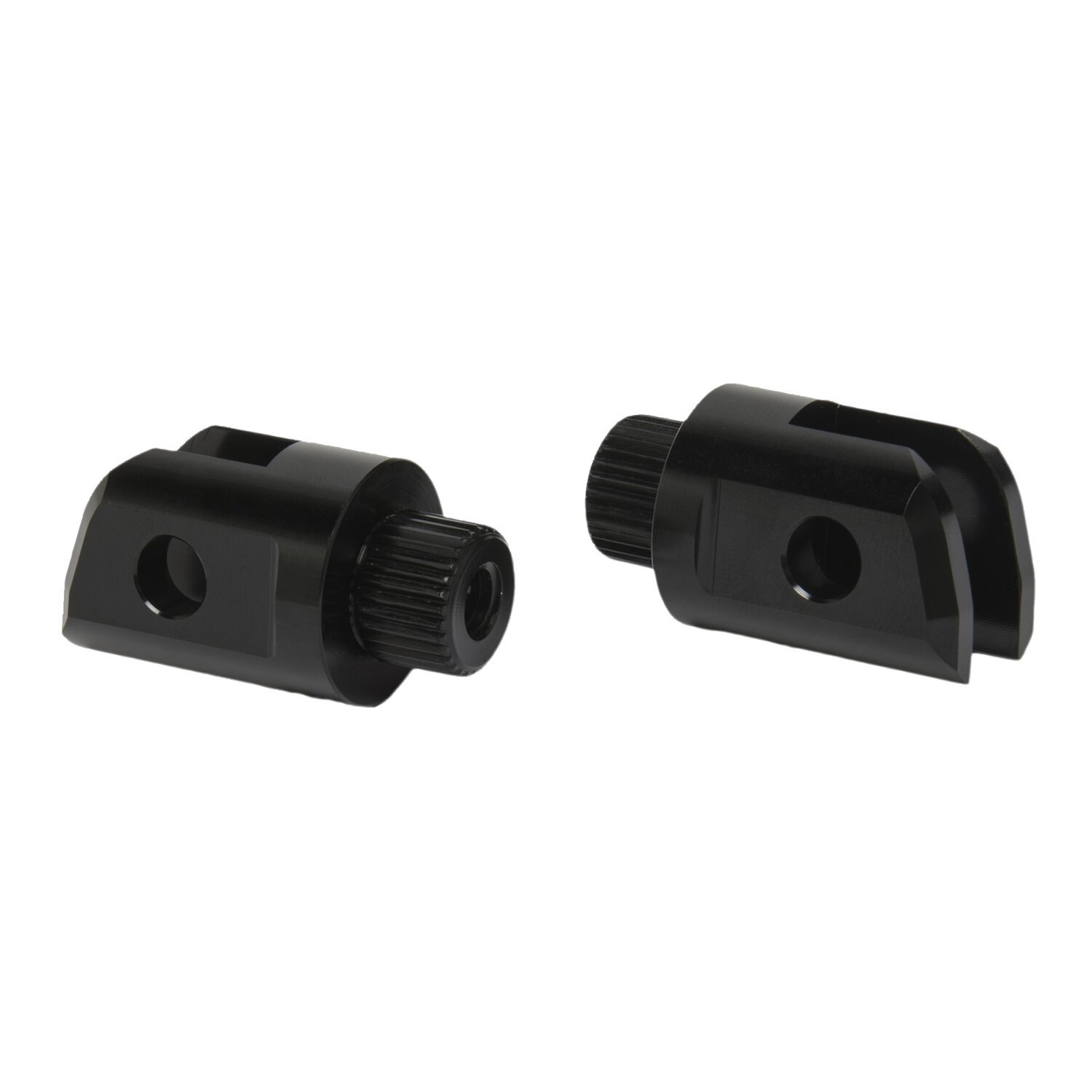 Arlen Ness, Footpeg mount for Arlen Ness, MX pegs. softail r, Black, Matte