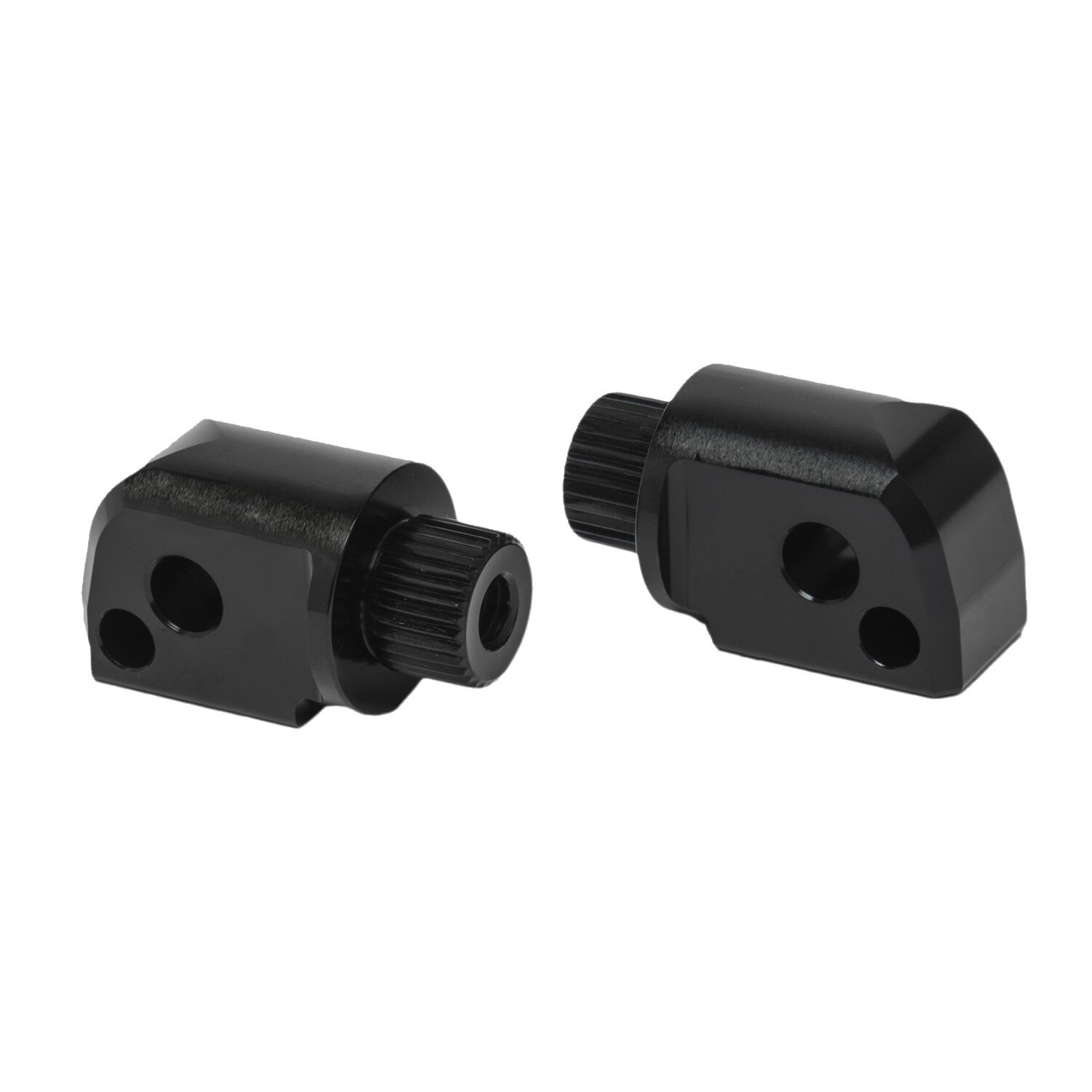 Arlen Ness, Footpeg mount for Arlen Ness, MX pegs. softail p, Black, Matte