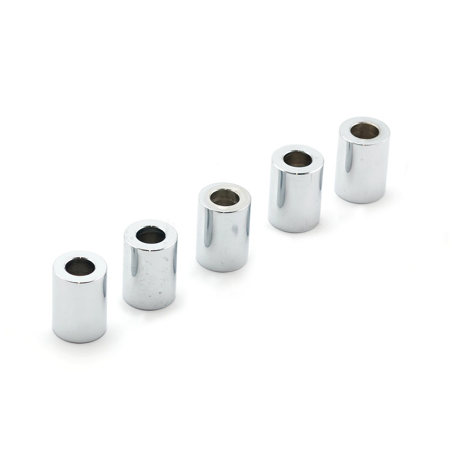 Colony 3/8 x 5/8 chrome spacers, Silver