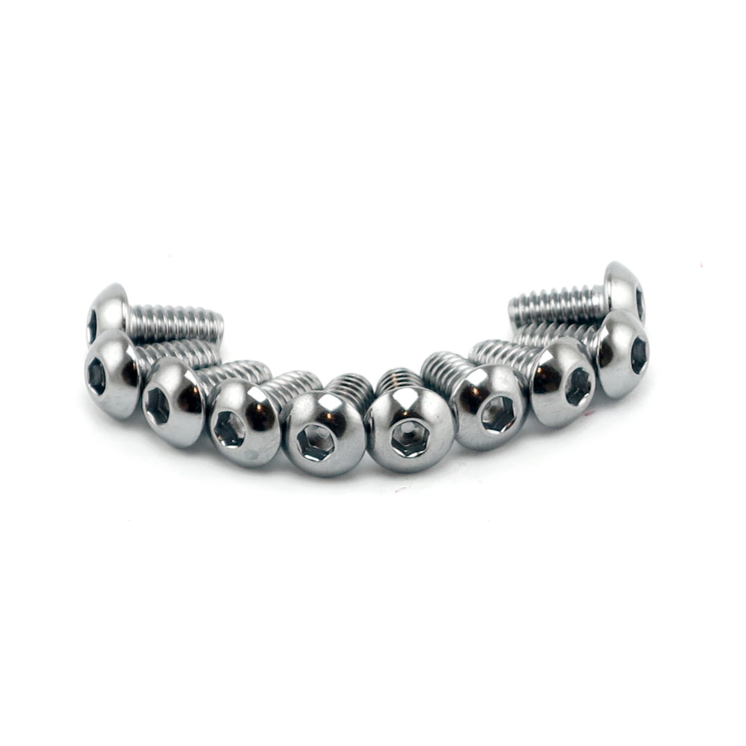 Colony 5/16-18 x 2-1/2 button head allen bolts, Chrome