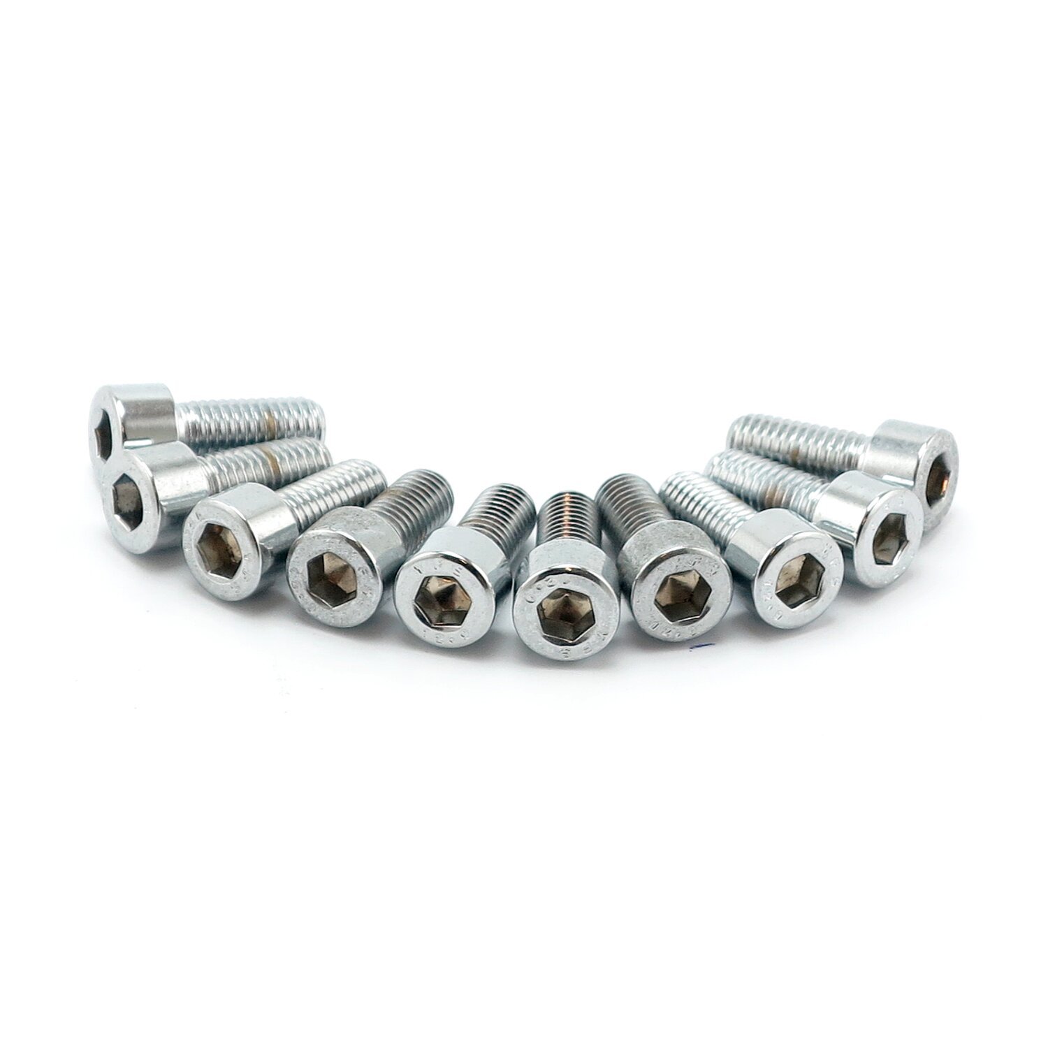 Colony 5mm x 12mm allen bolts, Silver, polished, Chrome