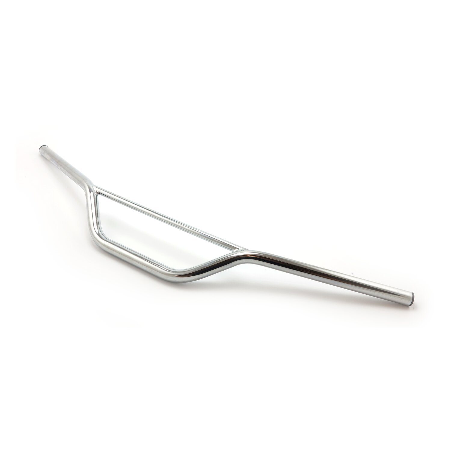 Universal dirtbike handlebar 7/8" / 22mm, Silver, Chrome