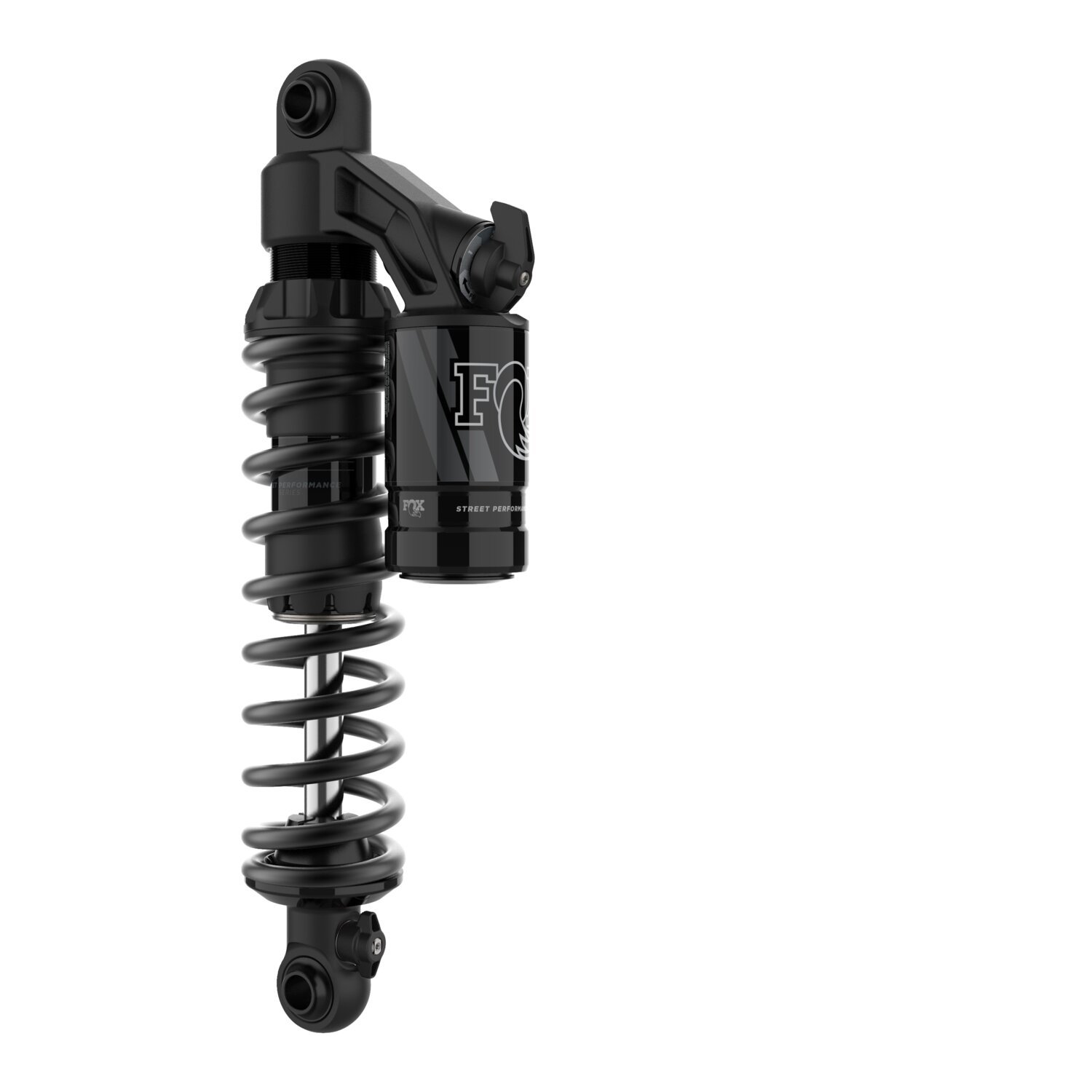 Fox QS3 piggyback shocks 13.5, Black, Matte