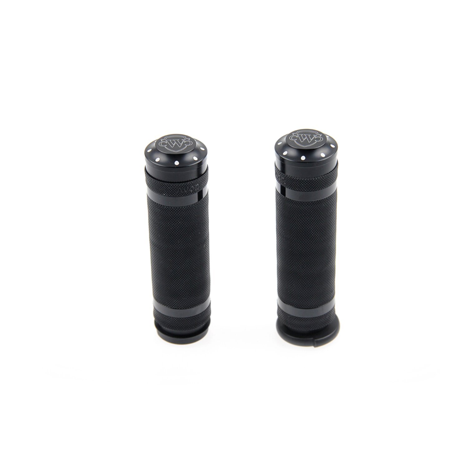 Cult-Werk, 1" / 25.4mm Grooved handlebar grips, Black, Matte
