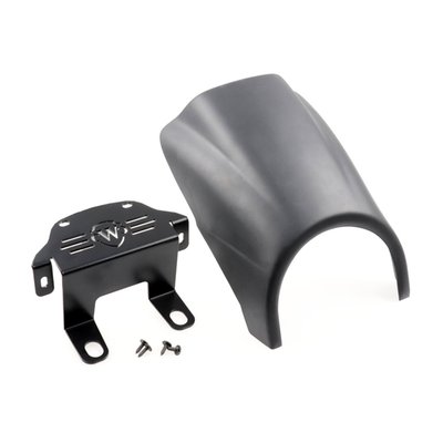 Unpainted matte black finish. Works with the stock LED headlamp and stock instruments. No changes required. The mask simply installs to existing mounting points and installation requires no modifications. Adjustability of the headlamp remains like stock. 5-axis CNC machined ABS for a perfect fit. 
Note: Comes with approval. Check your local MCS dealer or the MCS sales department for exact type of approval and validity on bike model and years on the test report.