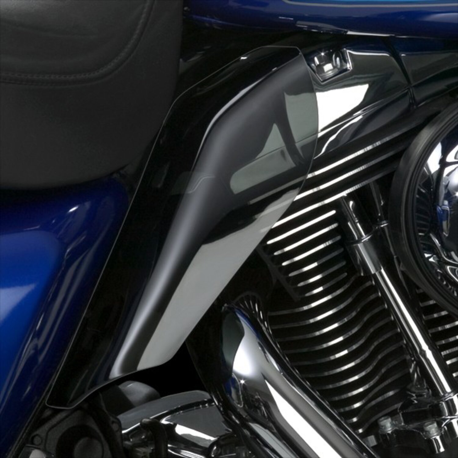 National Cycle, heat deflector set L&R, dark Gray, tinted