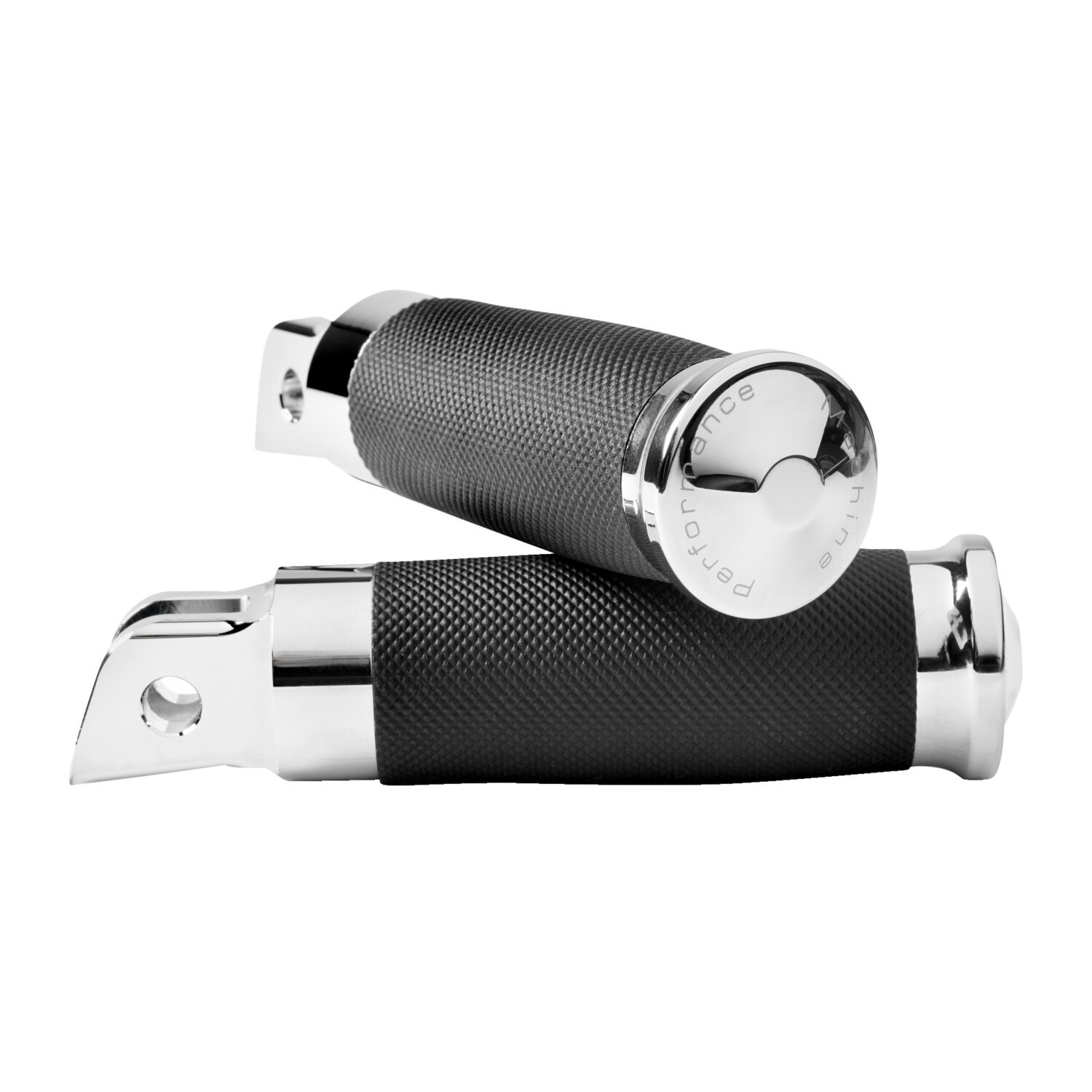Performance Machine, Contour rider footpegs, Silver, Chrome