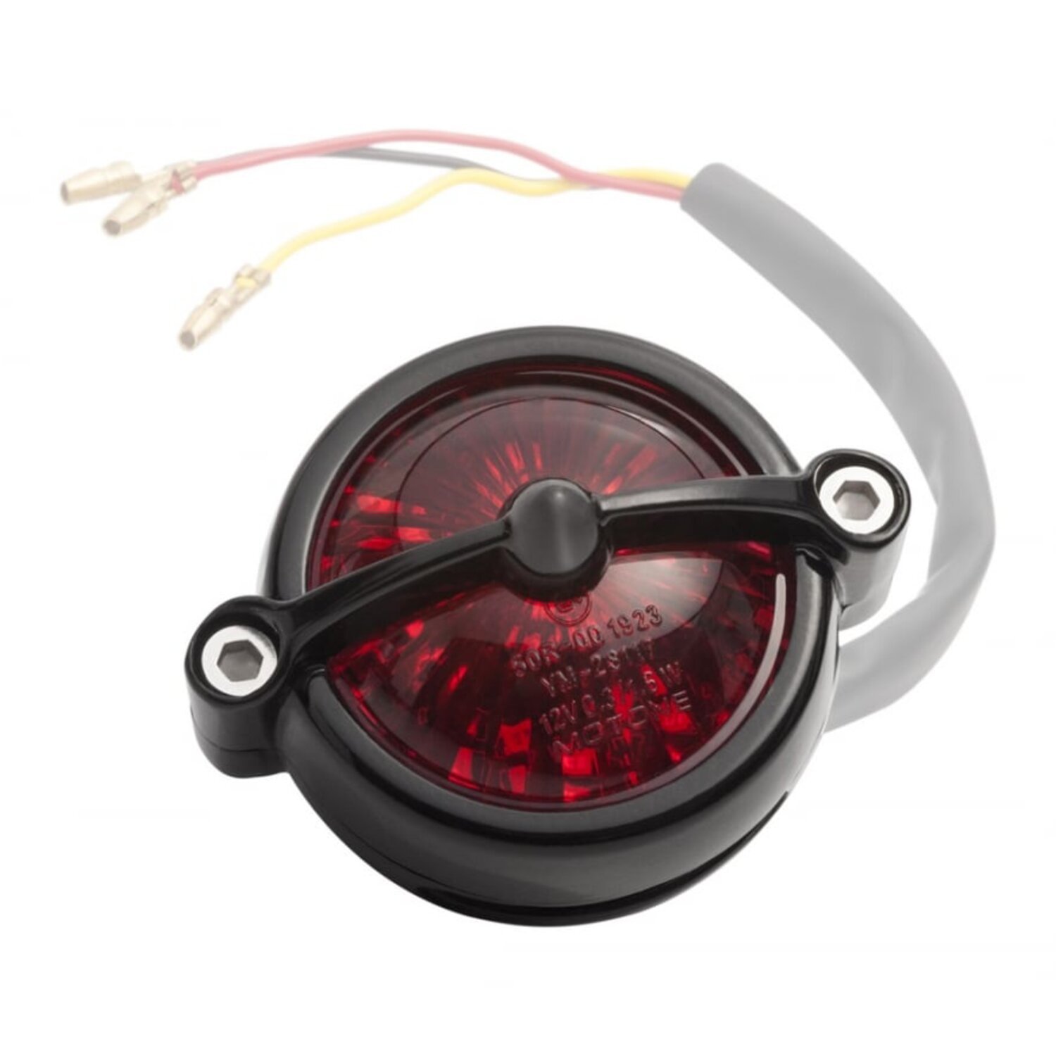 Motone, Bel Air LED taillight. Black, no bracket. ECE