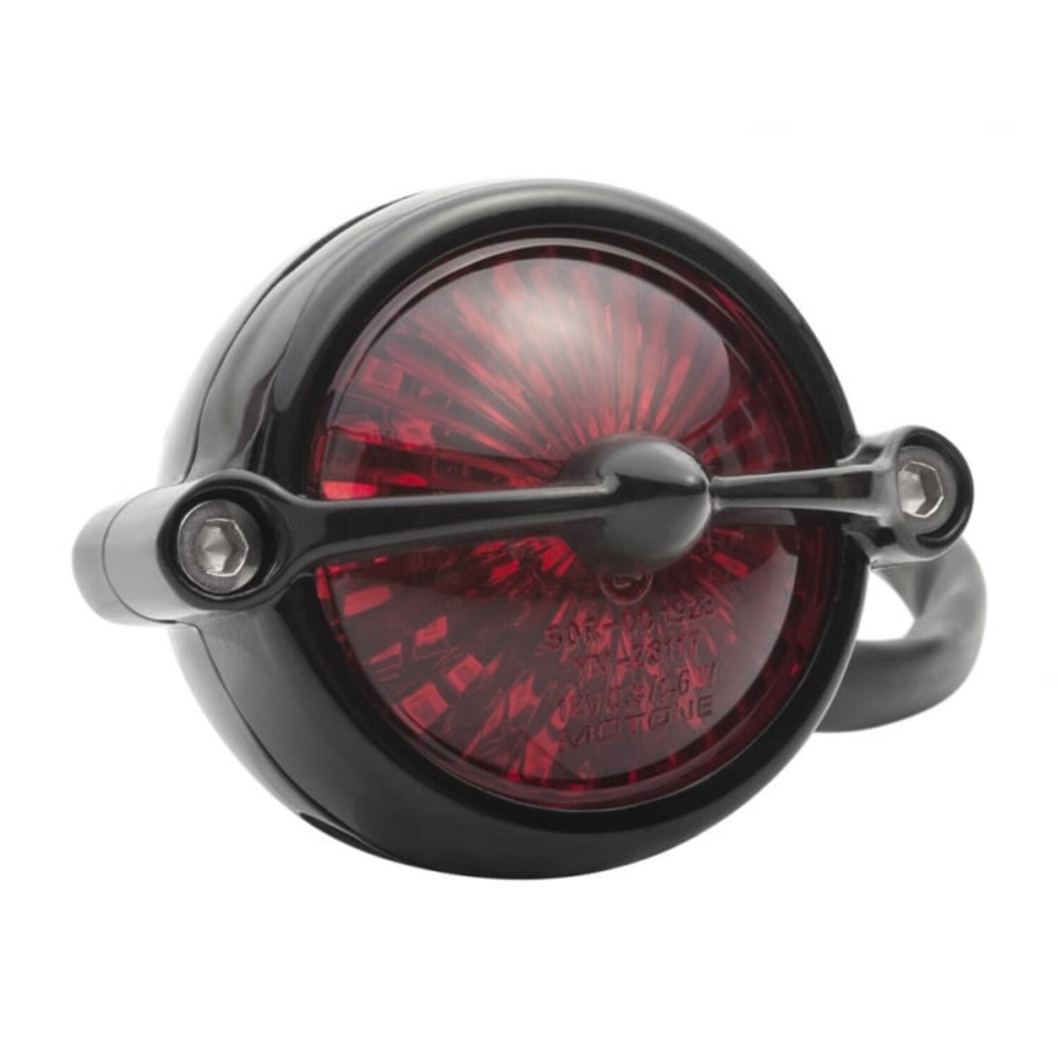 Motone, Bel Air LED taillight. Black, no bracket. ECE