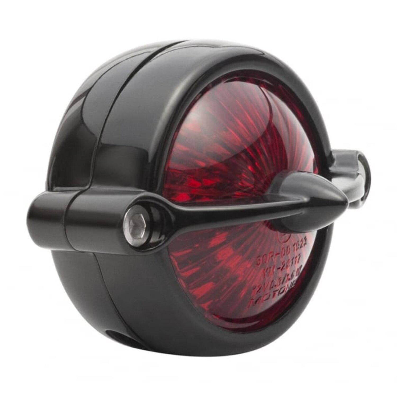 Motone, Bel Air LED taillight. Black, no bracket. ECE