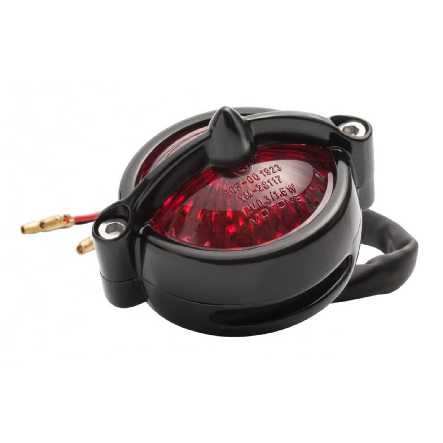 Motone, Bel Air LED taillight. Black, no bracket. ECE