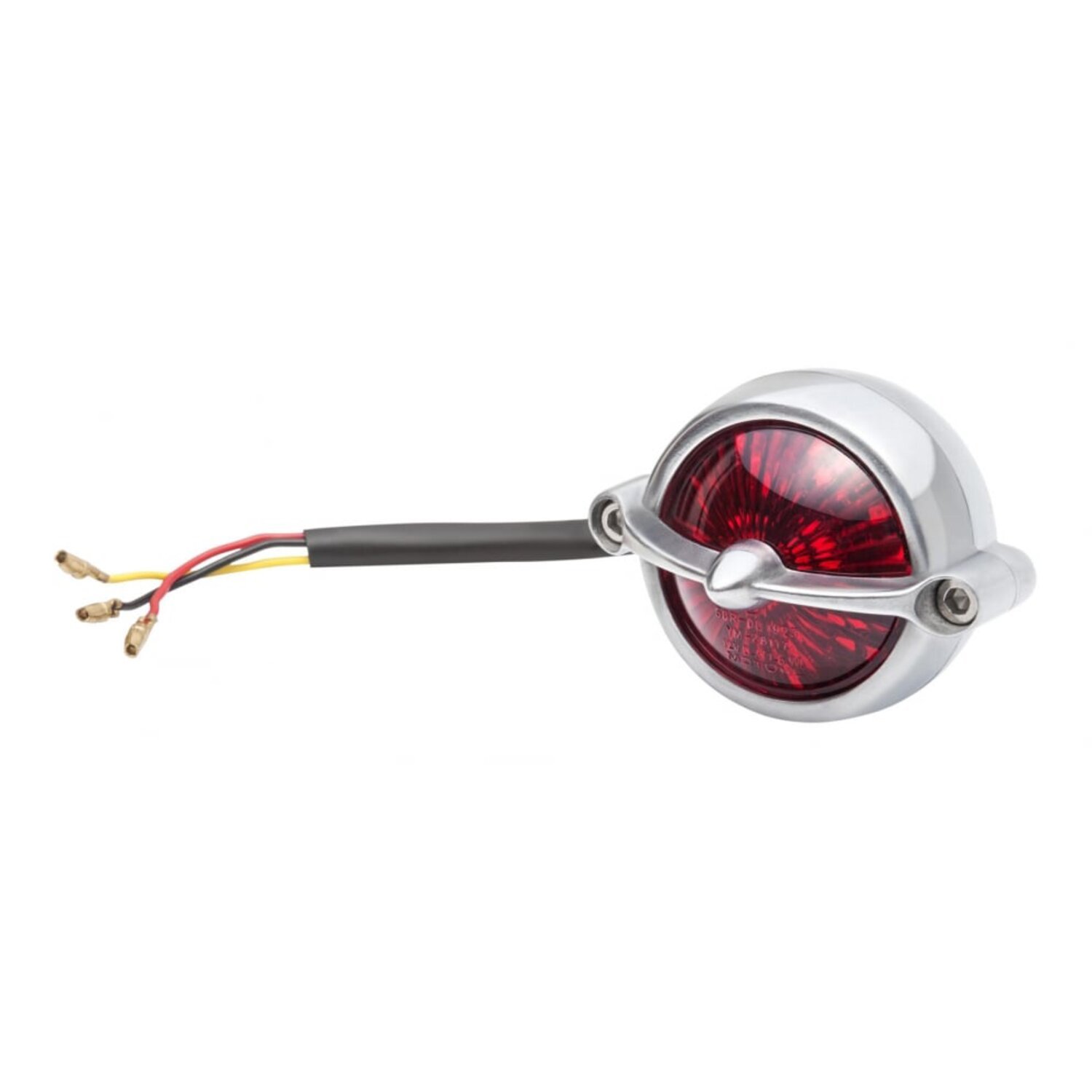 Motone, Bel Air LED taillight. Polished, no bracket. ECE