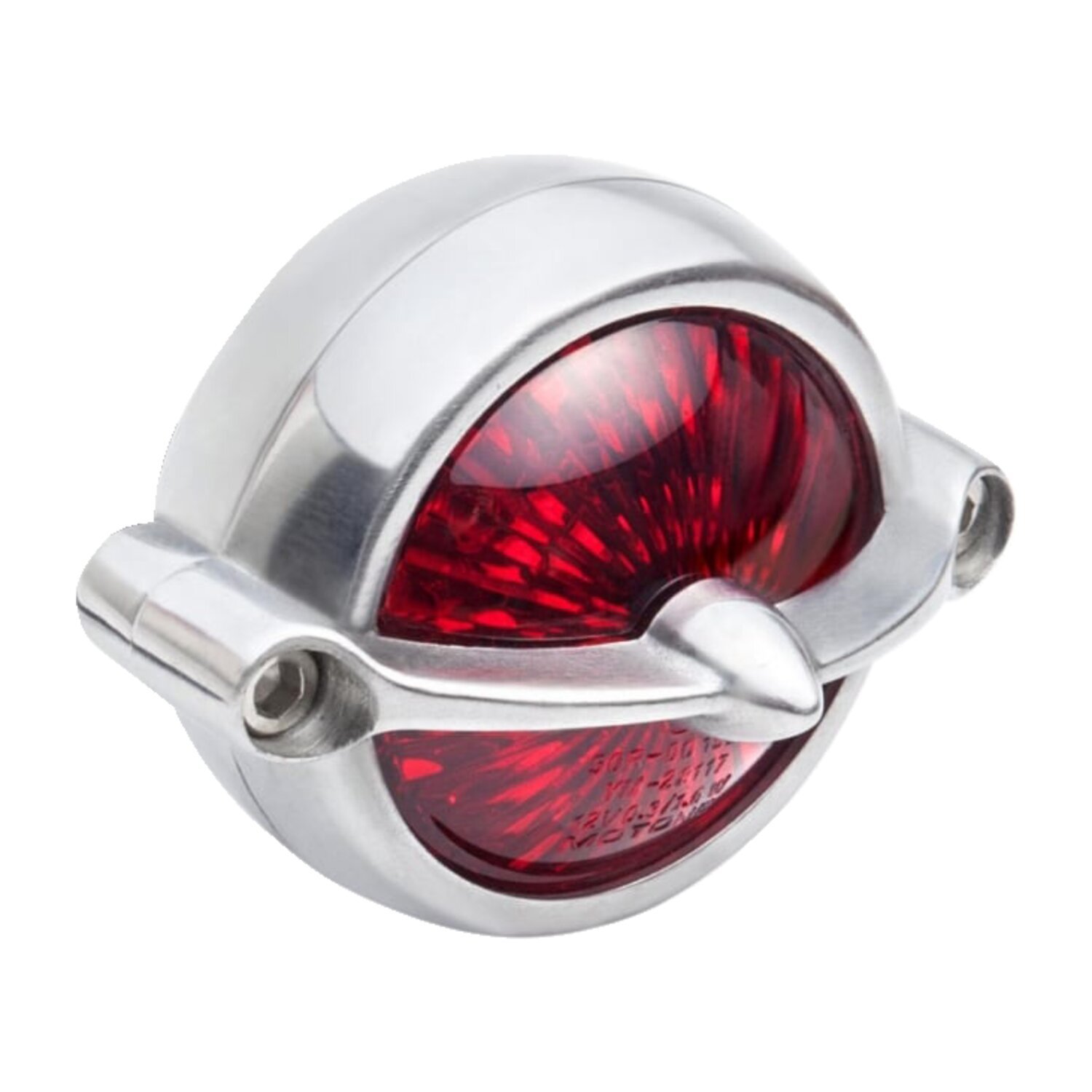 Motone, Bel Air LED taillight. Polished, no bracket. ECE