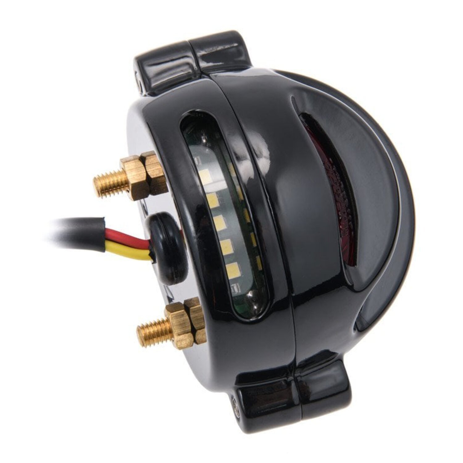 Motone, Lecter LED taillight. Black, no bracket. ECE