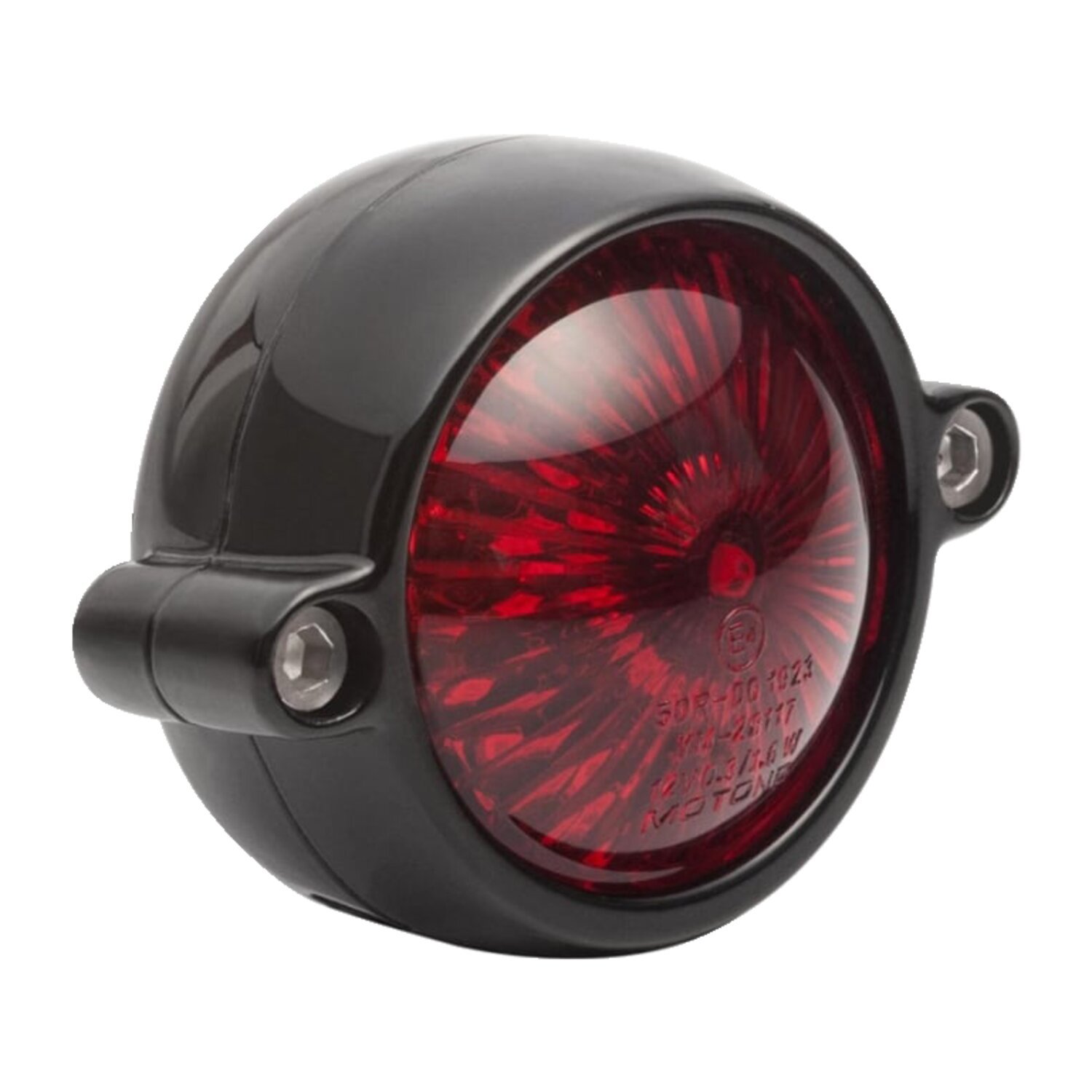 Motone, Eldorado LED taillight. Black, no bracket. ECE