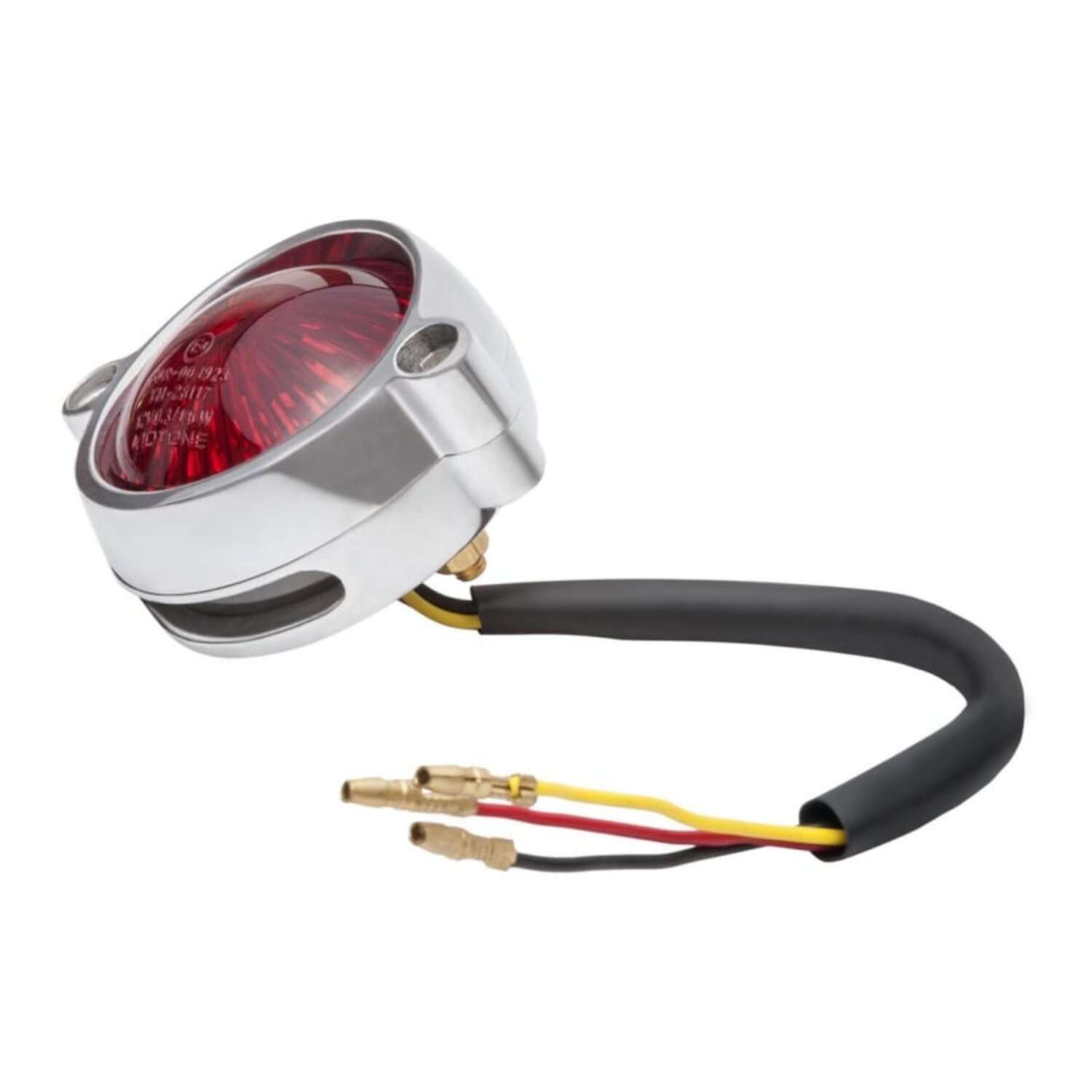 Motone, Eldorado LED taillight. Polished, no bracket. ECE