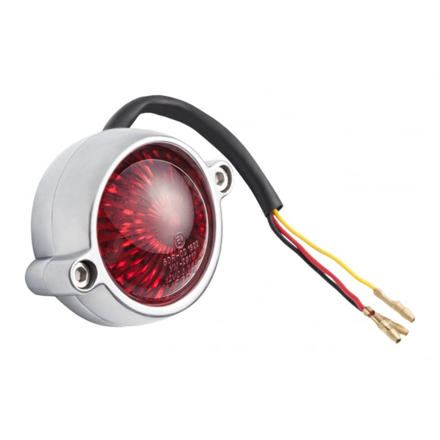 Motone, Eldorado LED taillight. Polished, no bracket. ECE