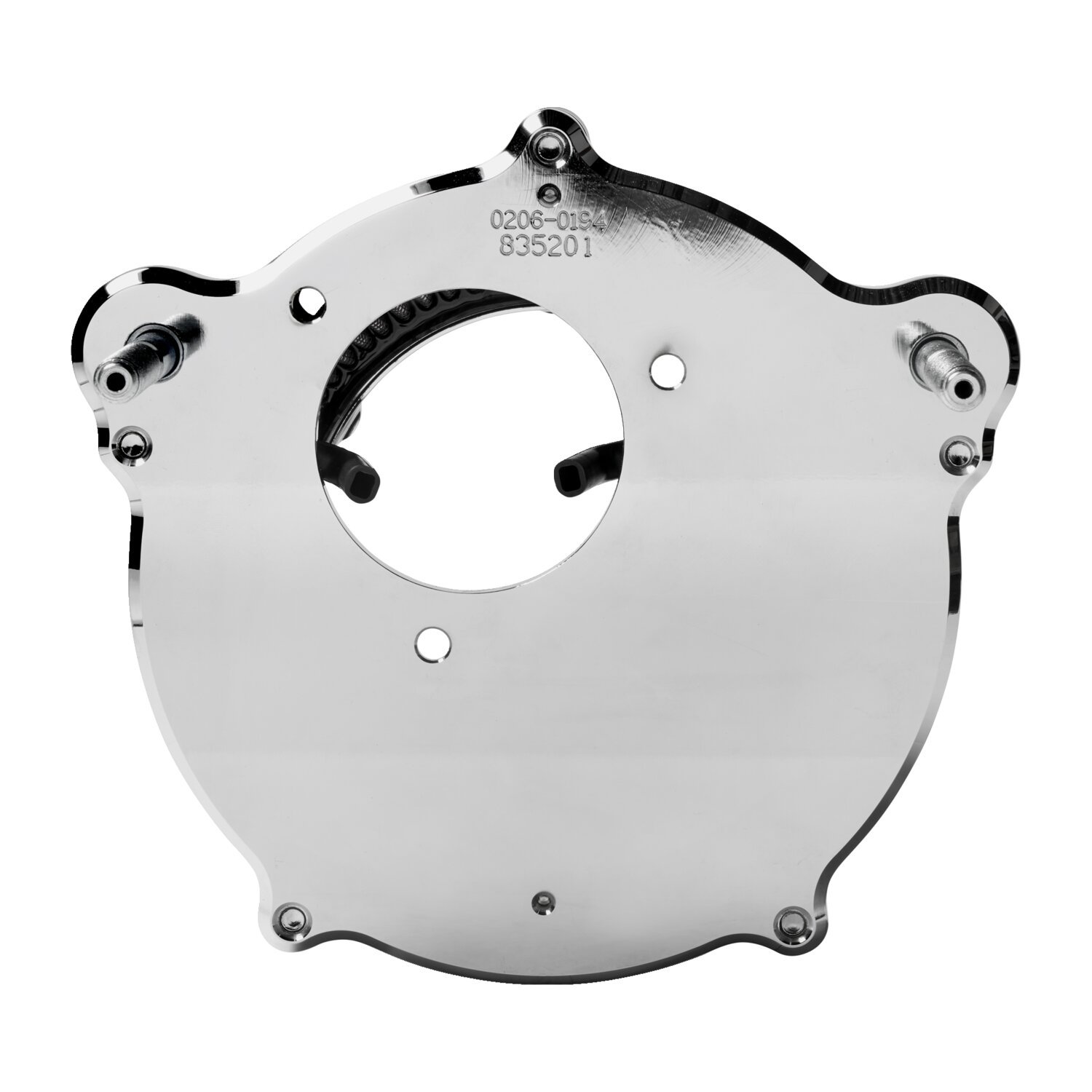 PM, Vision air cleaner kit, Silver, Chrome
