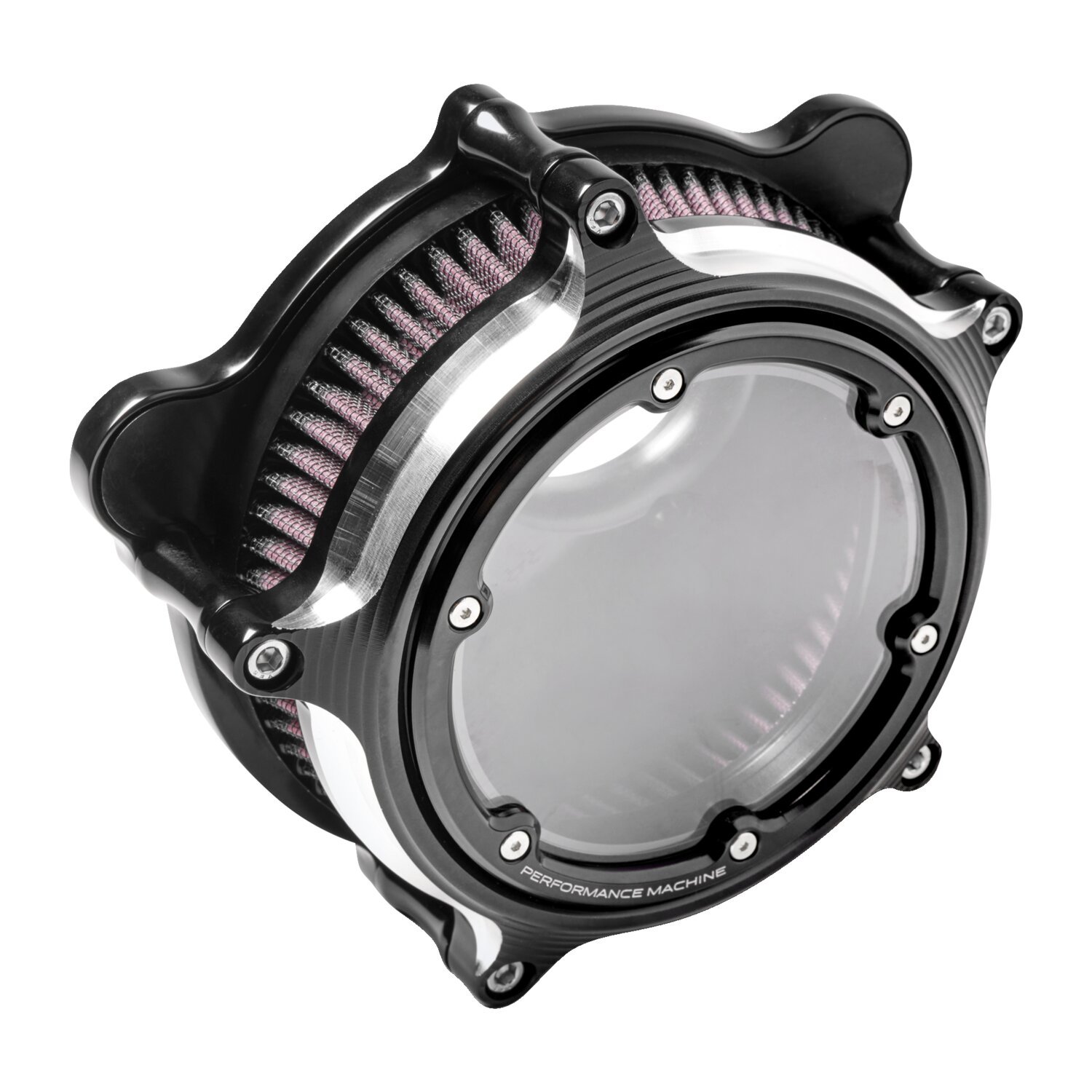 PM, Vision air cleaner kit, Black, Contrast Cut