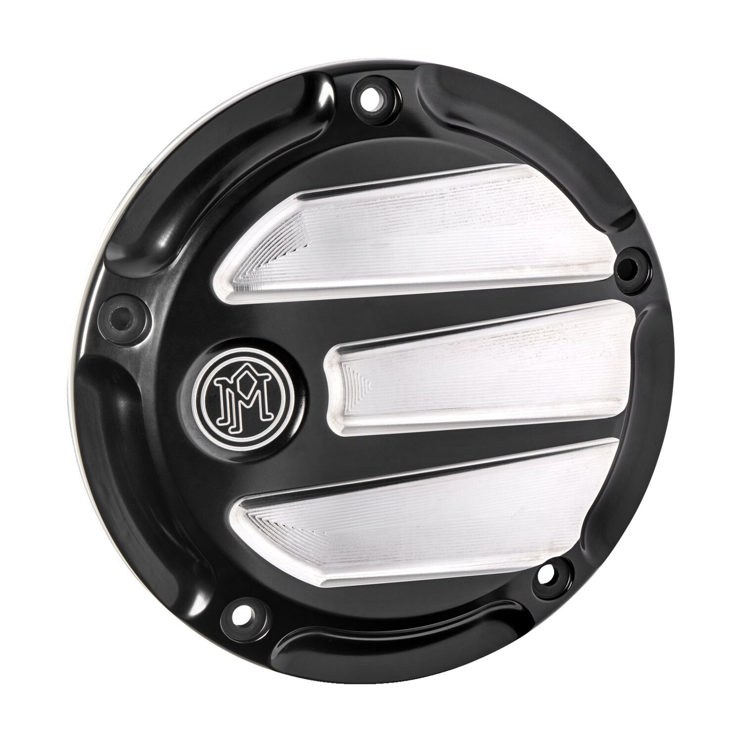 Performance Machine, Scallop derby cover. Black CC, Contrast Cut