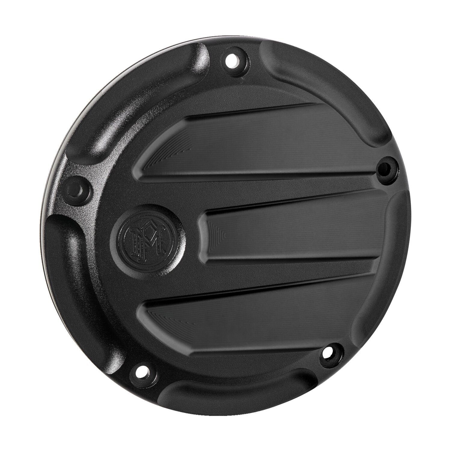 Performance Machine, Scallop derby cover. Black Ops, Gloss