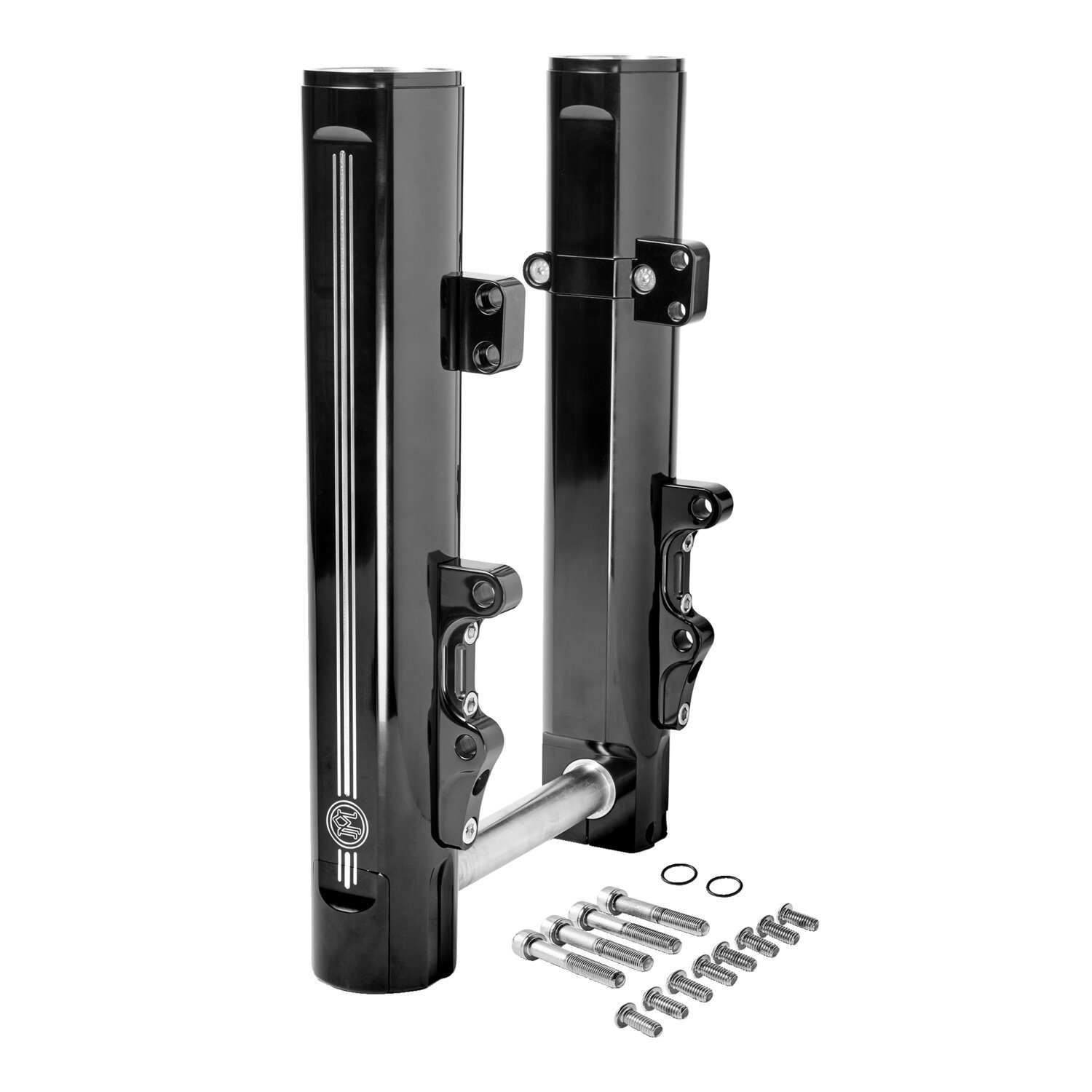 PM, Phatour 180 front wide tire kit, CC, Black, Contrast Cut