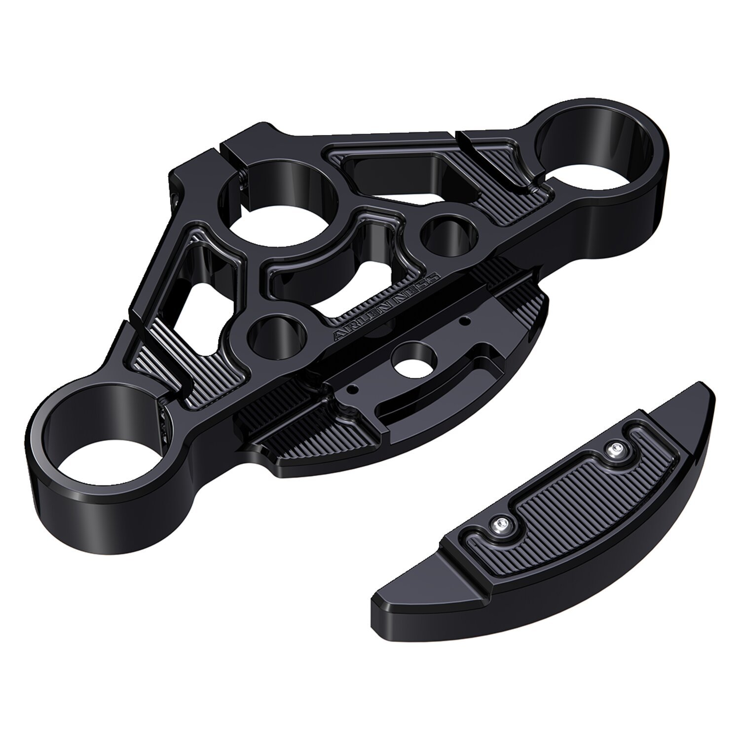 Arlen Ness, Method top triple tree. All, Black, Matte