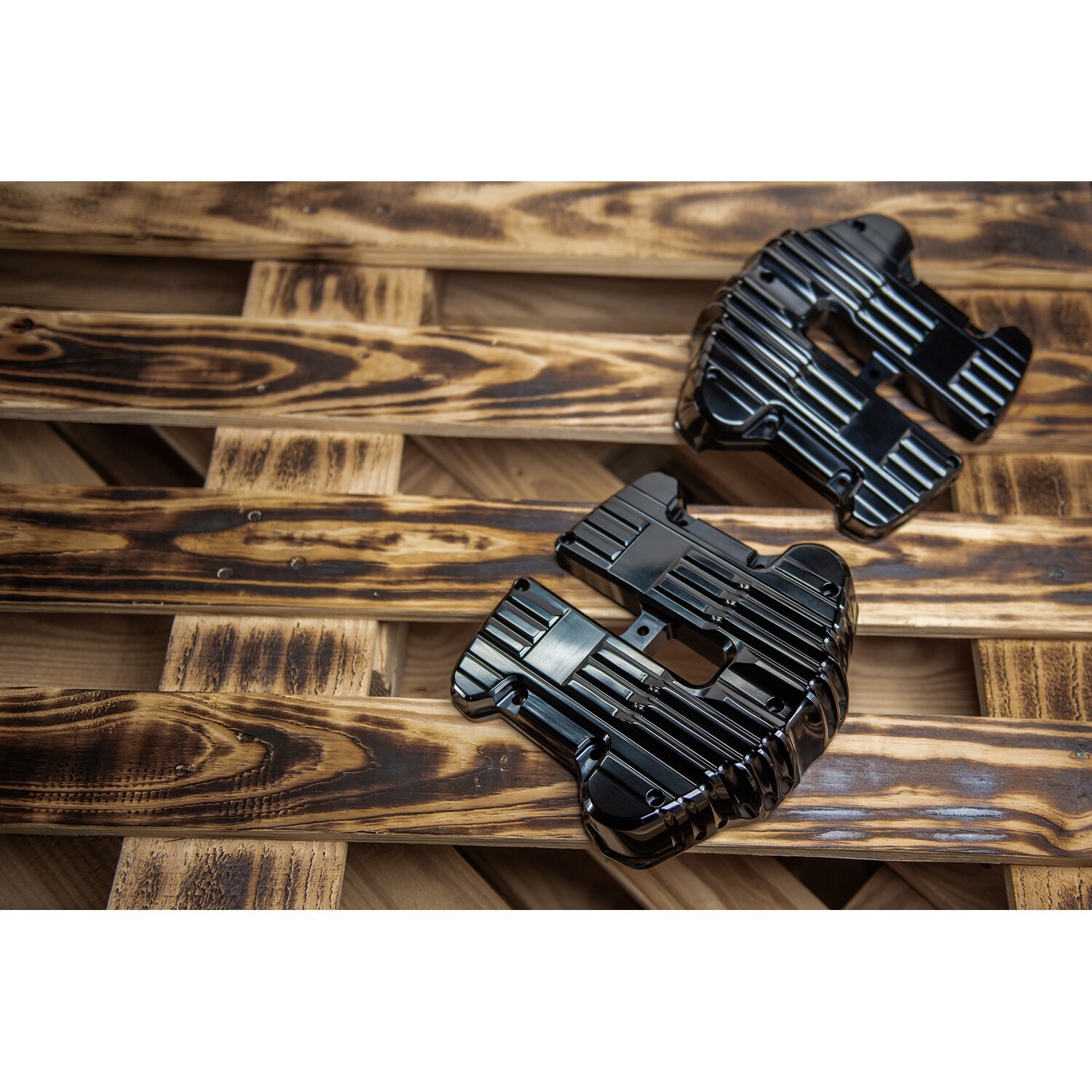 Rough Crafts, custom rocker covers, Black, Matte