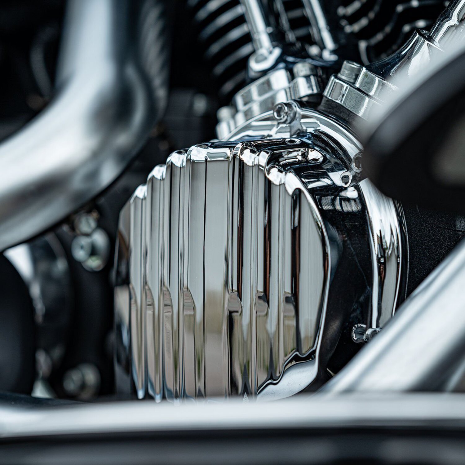 Rough Crafts, cam cover, Chrome