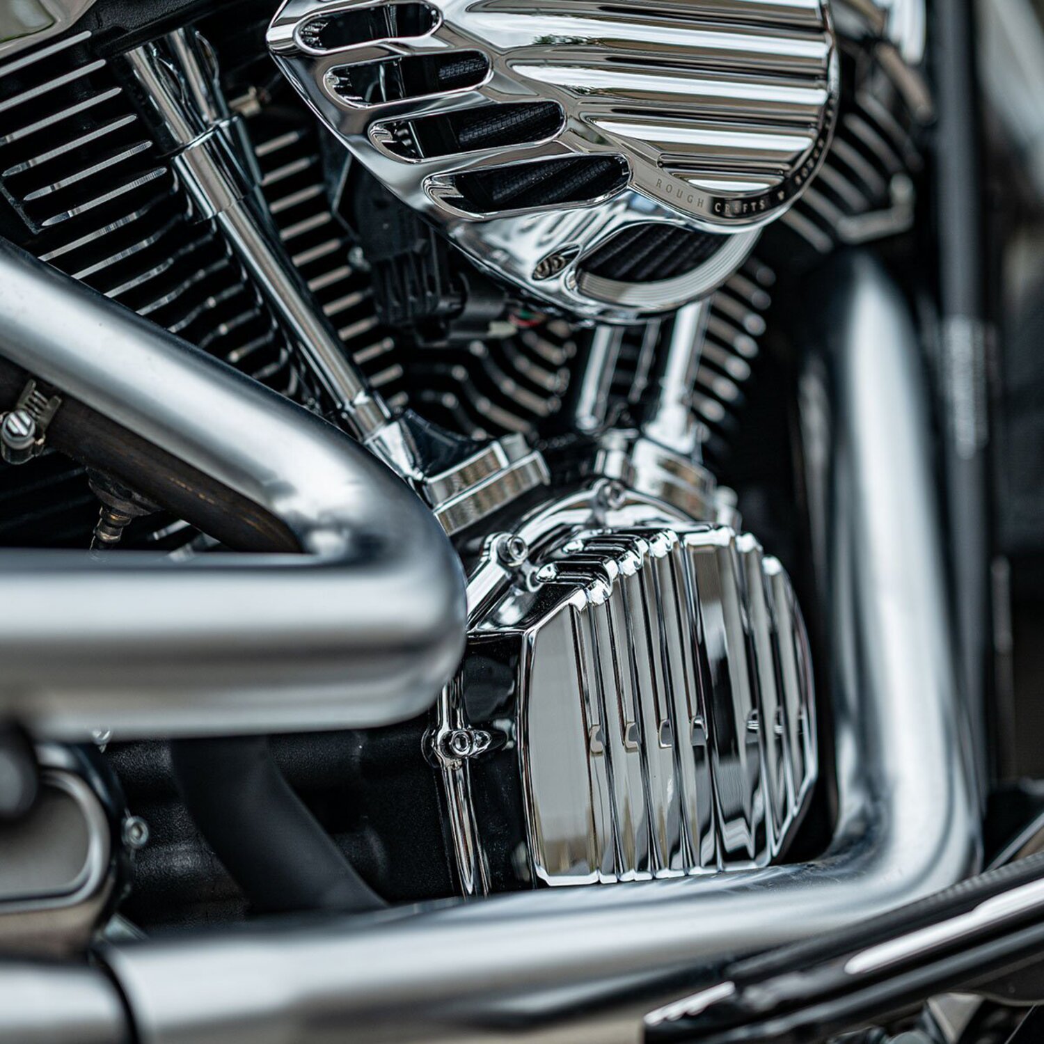 Rough Crafts, cam cover, Chrome