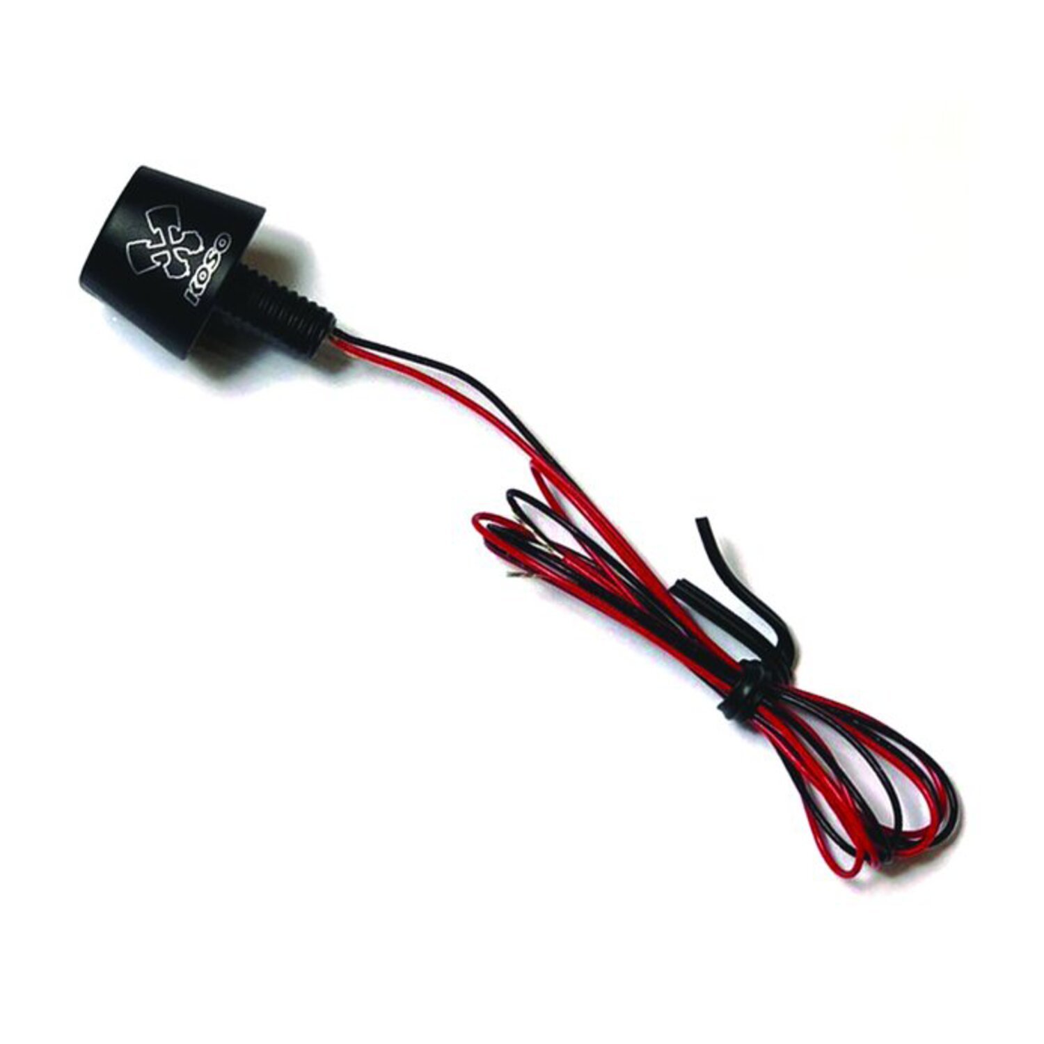 Rough Crafts x Ion LED turn signal by Koso, Black, Matte