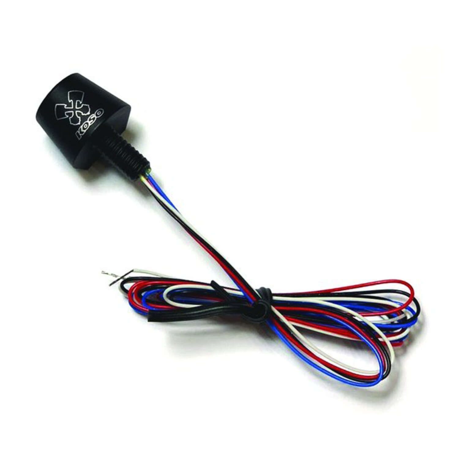 Rough Crafts, x Ion LED 3-1 taillight/turn signal by Koso, Black, Matte